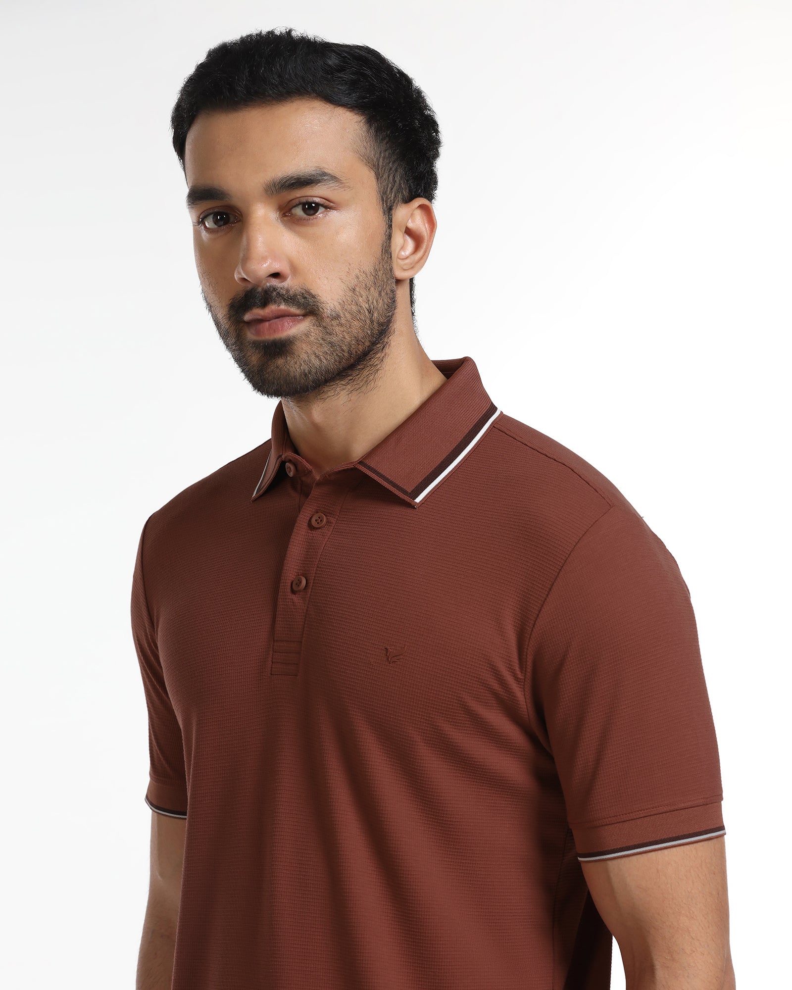 Rust TechPro Textured Polo - Titan