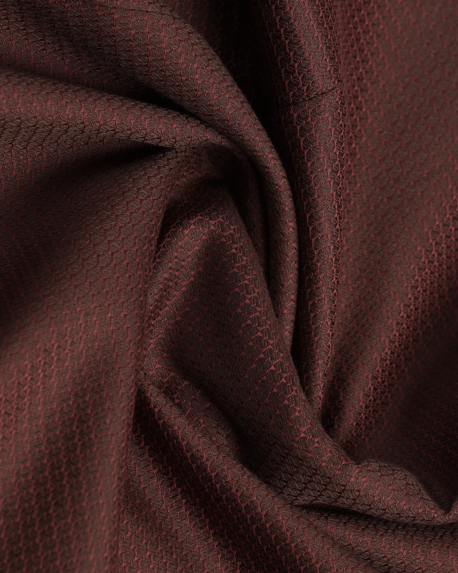 Rust Textured Shirt - Recite