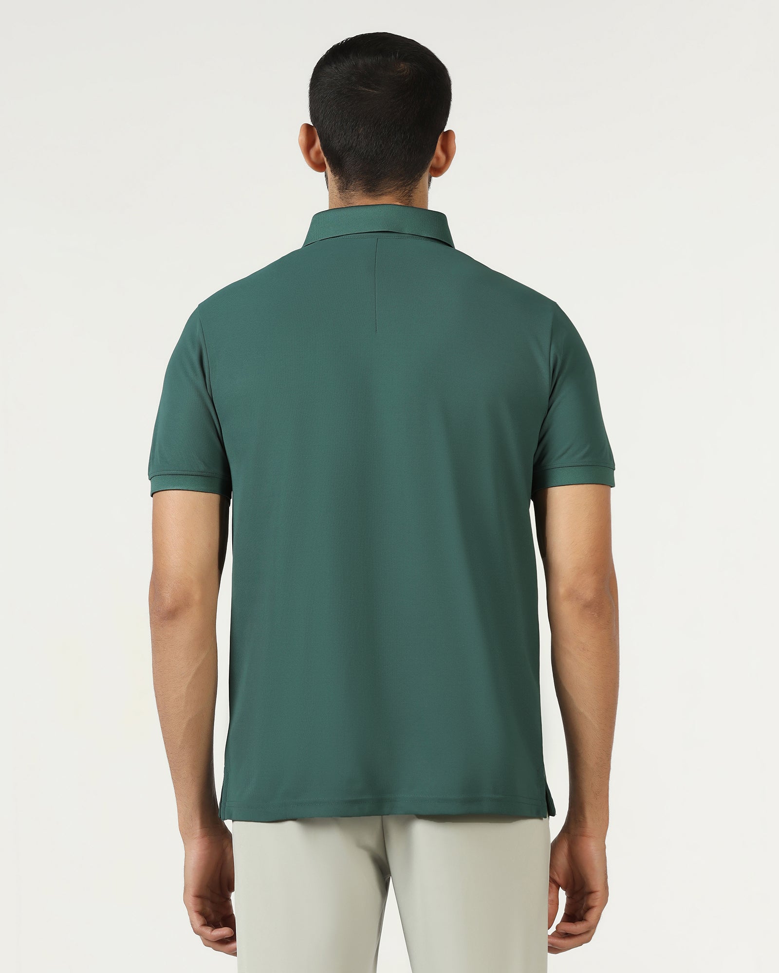 Sage Green TechPro Printed Polo - Luna
