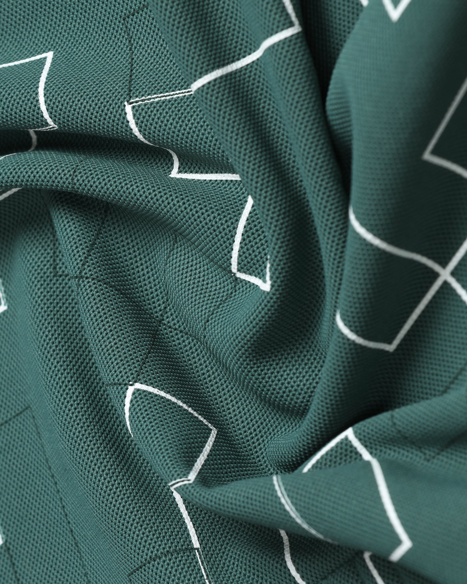 Sage Green TechPro Printed Polo - Luna