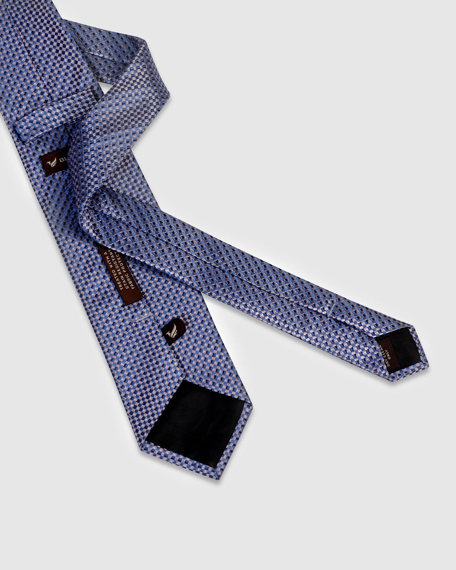 Silk Lavender Jacquard Tie - Volkan
