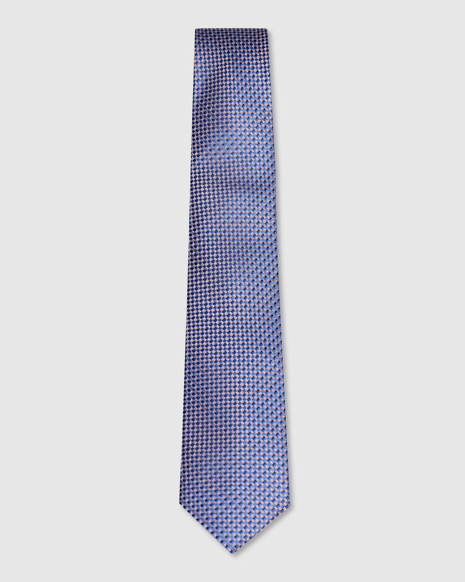 Silk Lavender Jacquard Tie - Volkan
