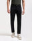 Skinny Cropped Fiji Fit Black Textured Jeans - Abto