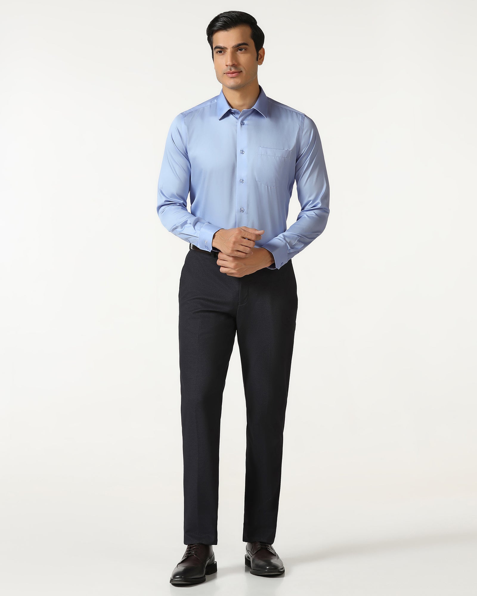 Sky Blue Non Iron Solid Shirt - Sailor