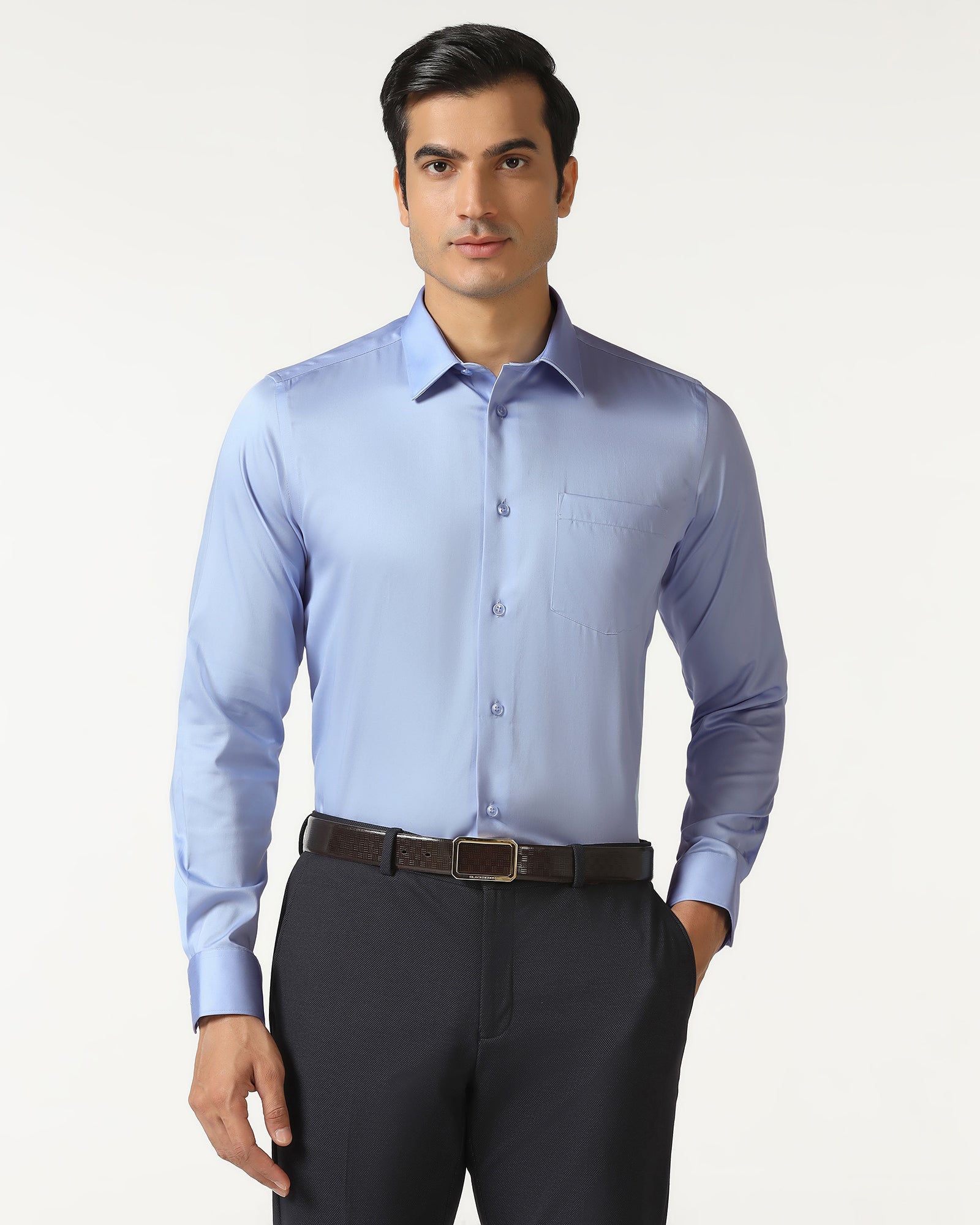 Sky Blue Non Iron Solid Shirt - Sailor