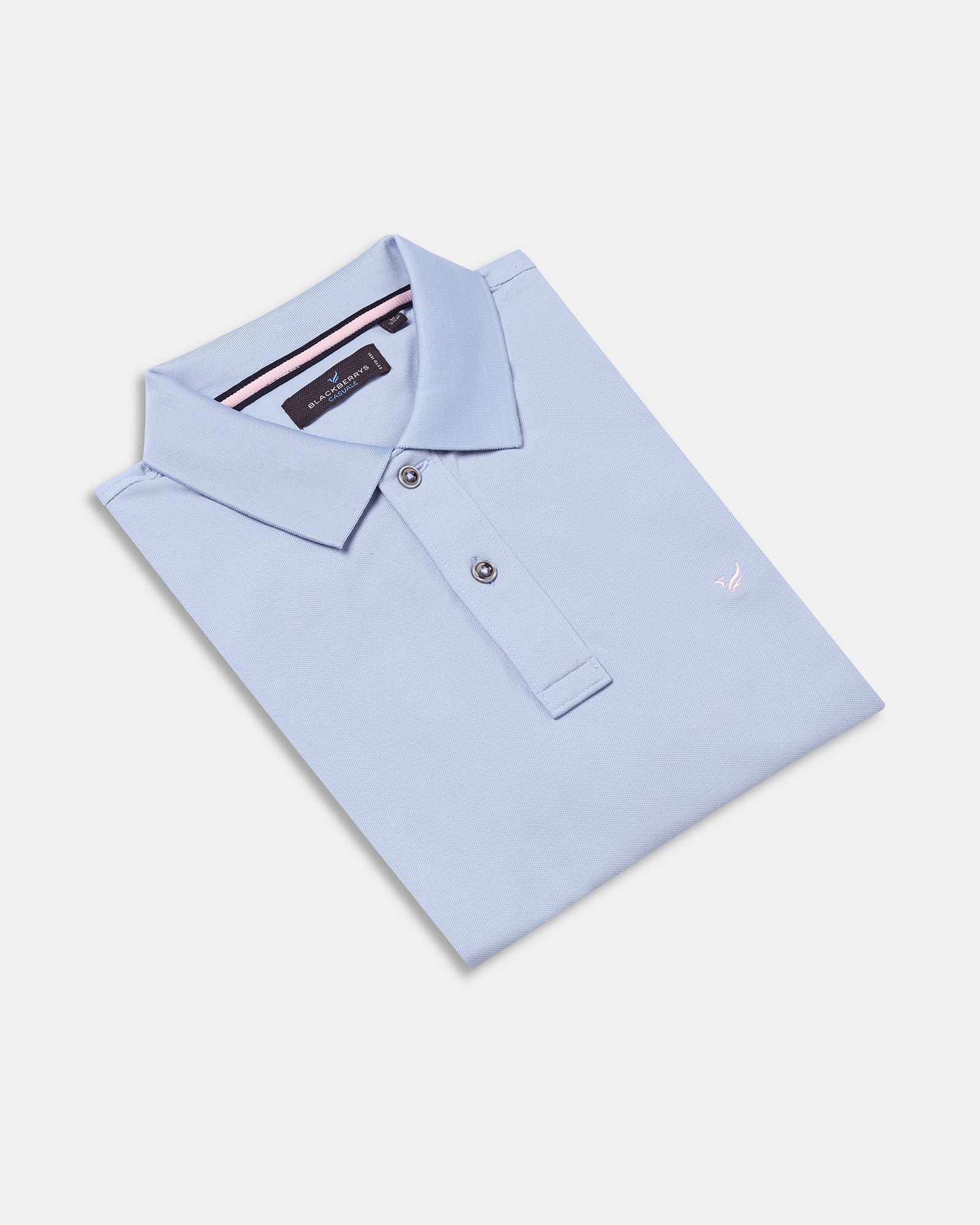 Sky Blue Must Haves Solid Polo - Yukii