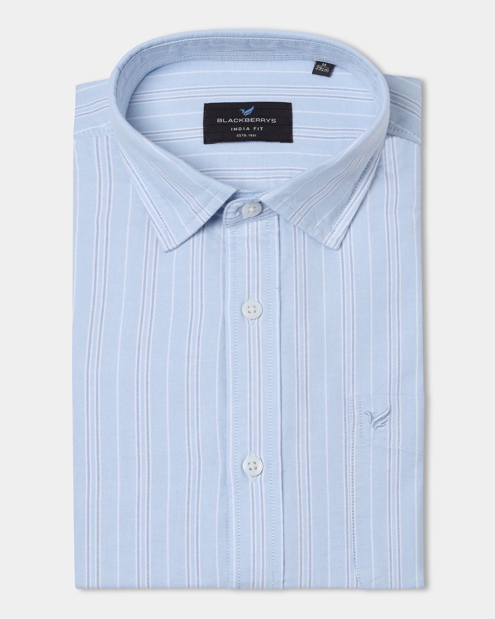Sky Blue Stripe Shirt - Jorda