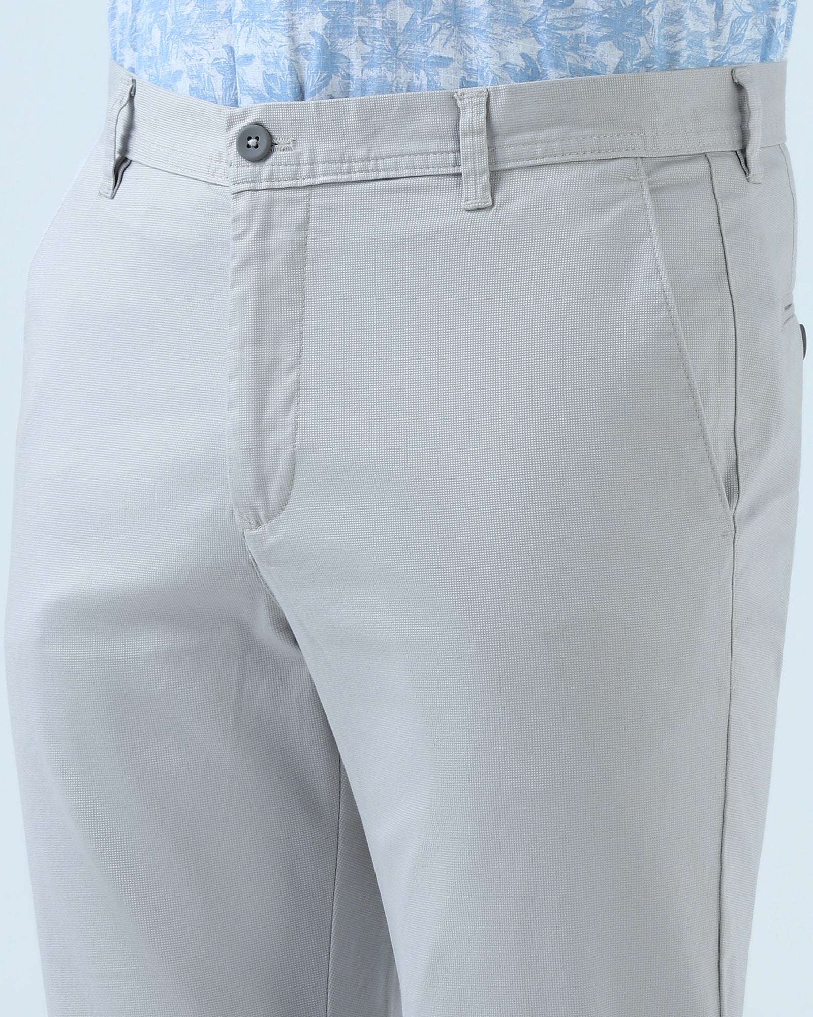 Sky Textured Khakis - Monk