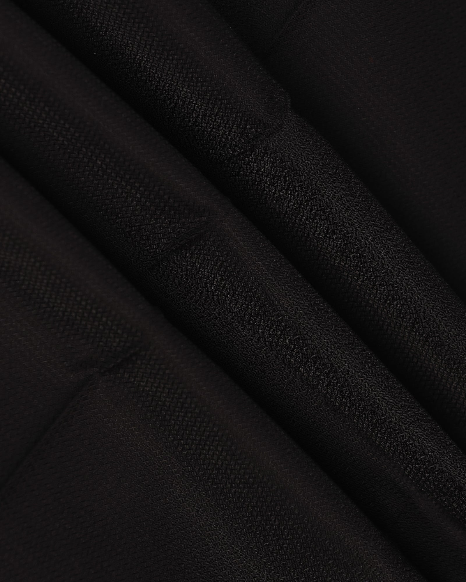 Slim Comfort B-95 Formal Black Textured Trouser - Black 264