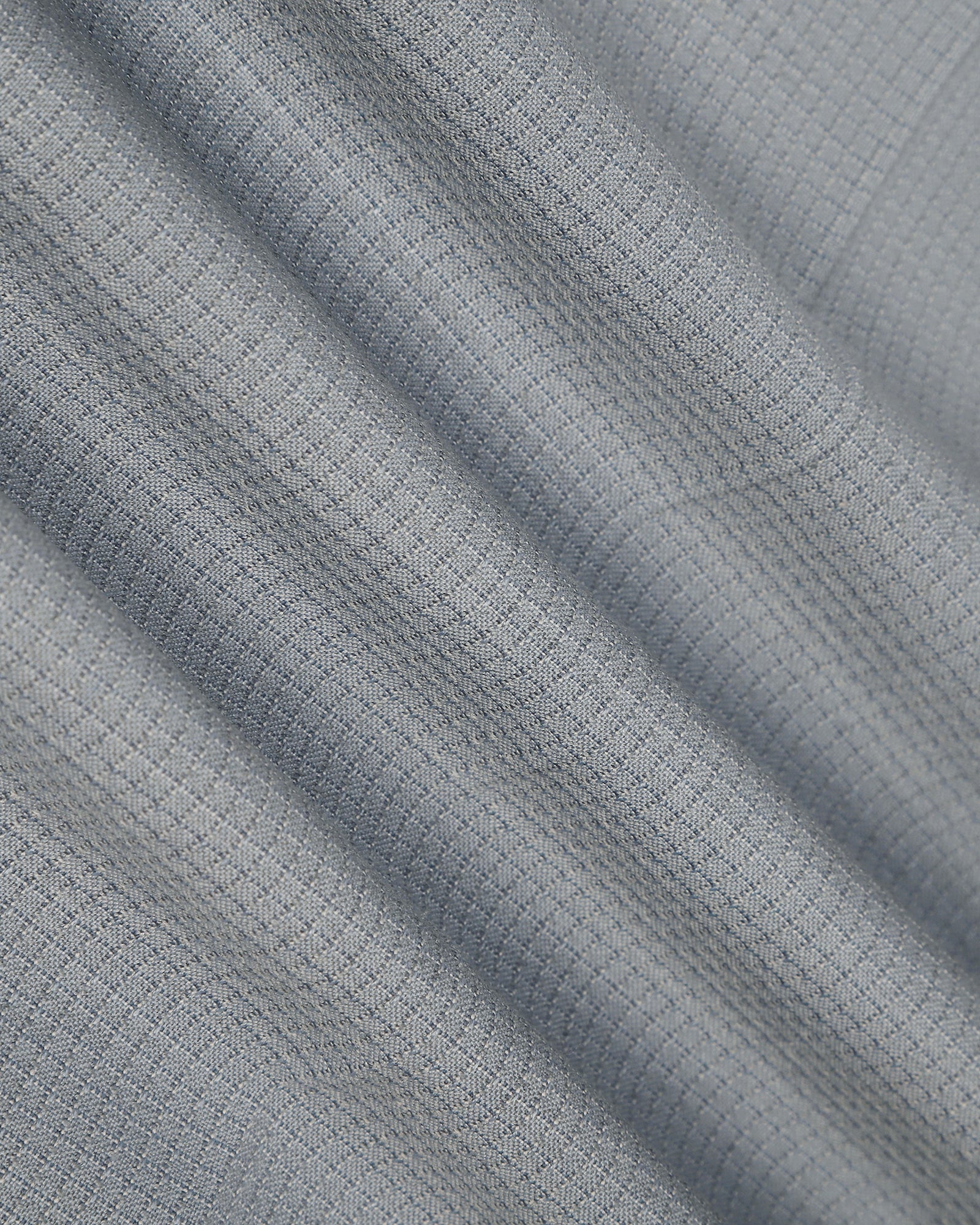 Slim Comfort B-95 Formal Light Blue Check Trouser - Windsor