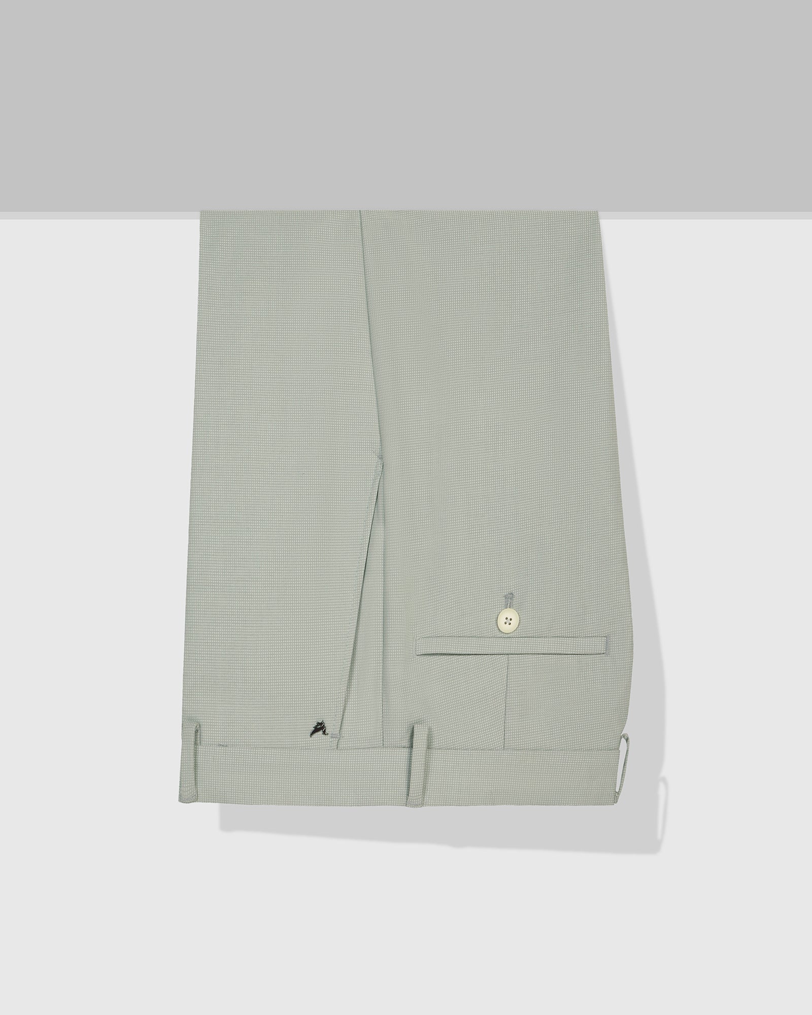 Slim Comfort B-95 Formal Mint Textured Trouser - Amor