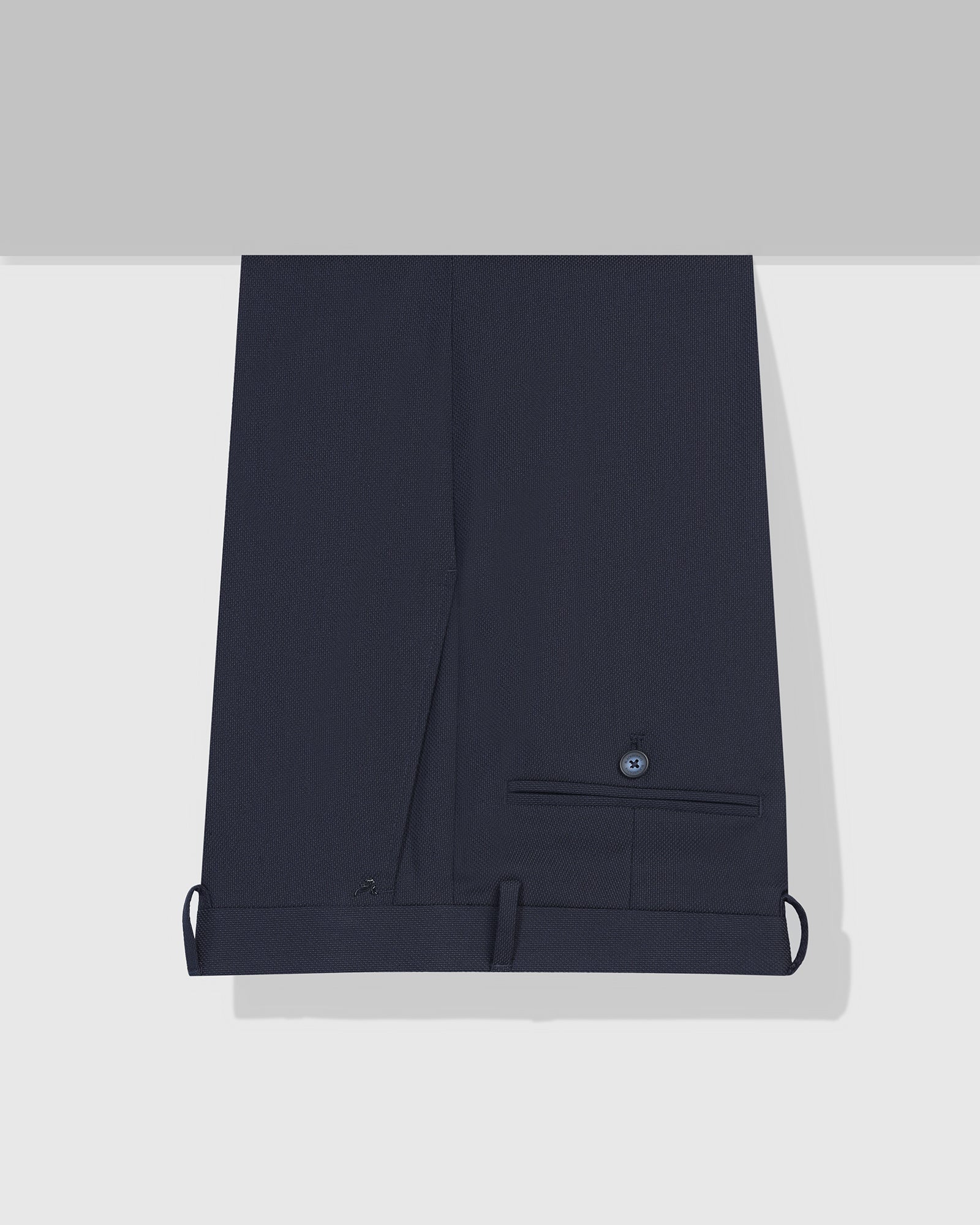 Slim Comfort B-95 Formal Navy Textured Trouser - Coach
