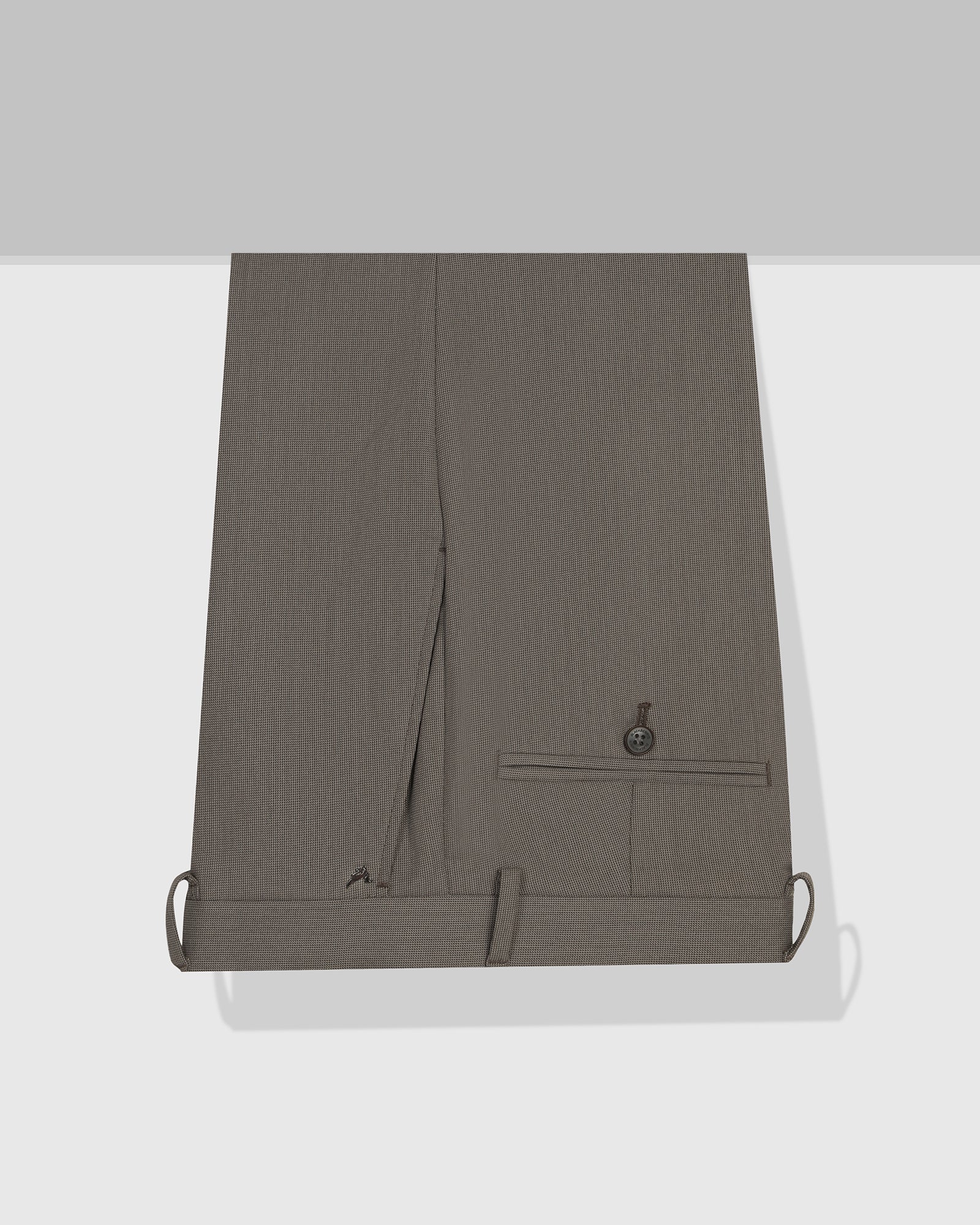 Slim Fit B-91 Formal Mouse Textured Trouser - Fendi