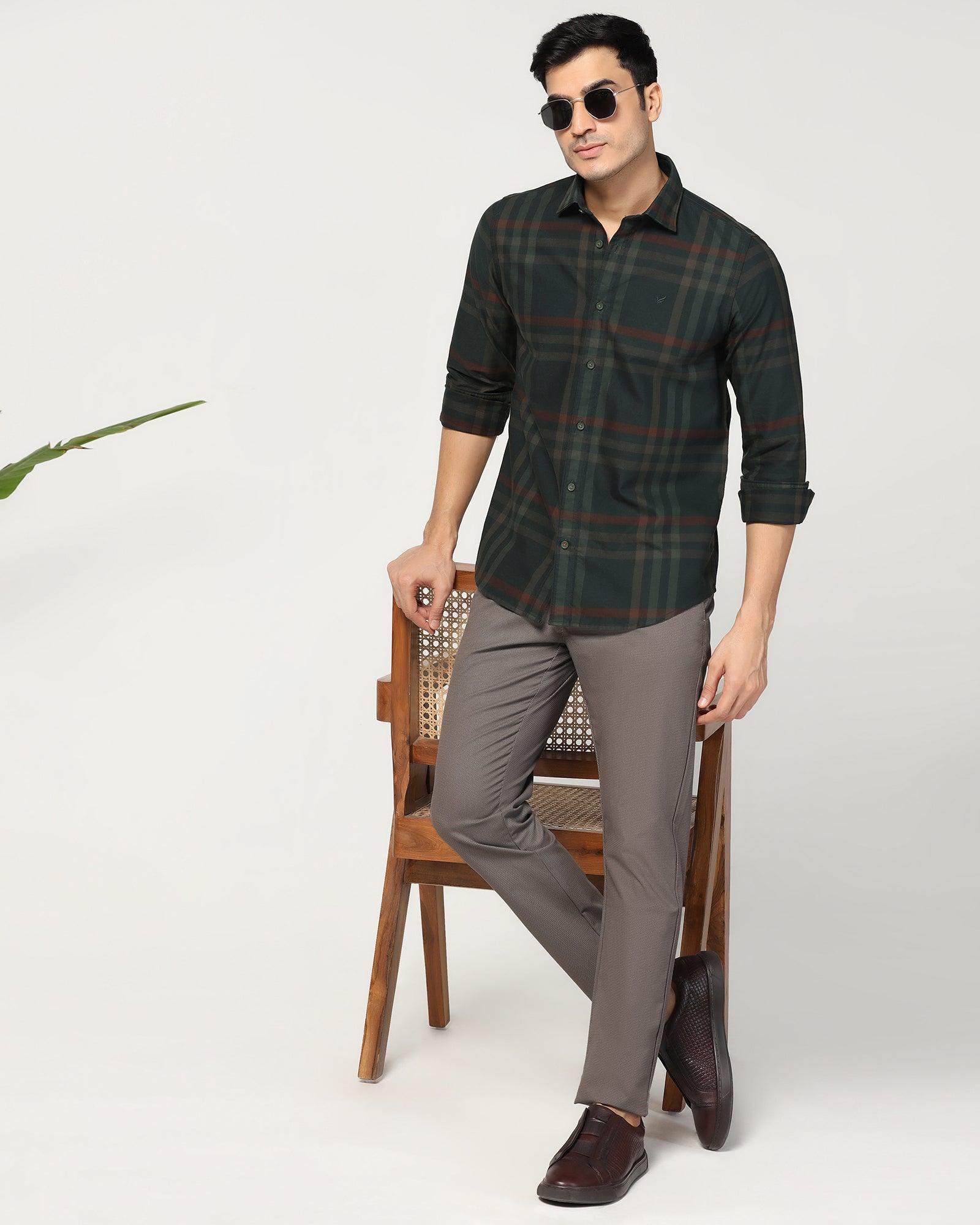 Slim Comfort B-95 Casual Mouse Printed Khakis - Bai