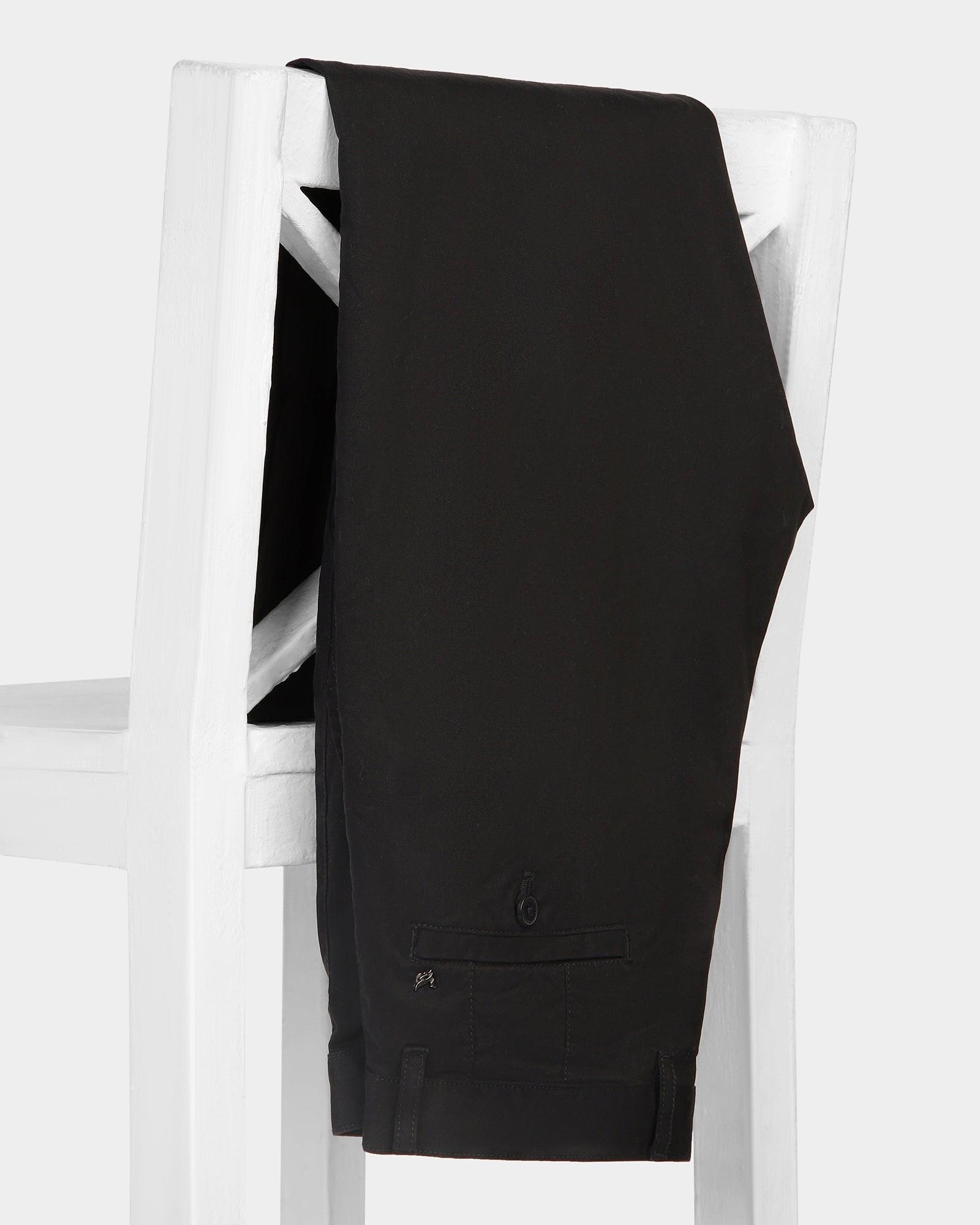 Slim Comfort B-95 Casual Black Solid Khaki - Lab - Blackberrys