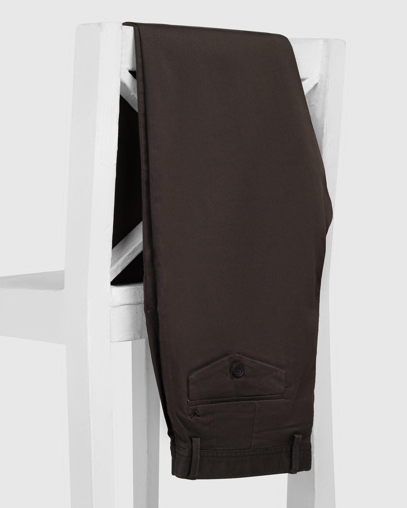 Slim Comfort B-95 Casual Charcoal Solid Khaki - Sark - Blackberrys