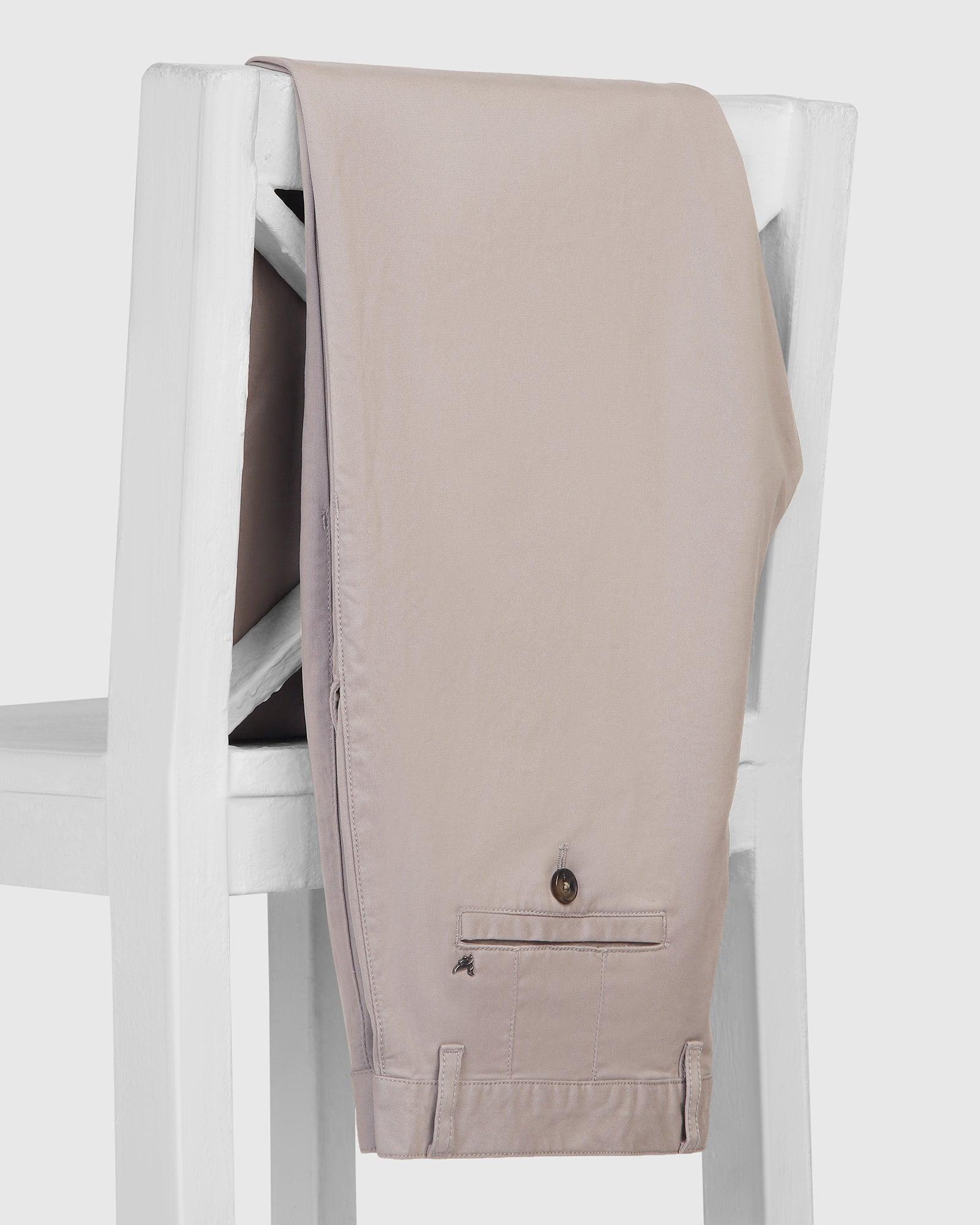 Slim Comfort B-95 Casual Grey Solid Khaki - Lab - Blackberrys