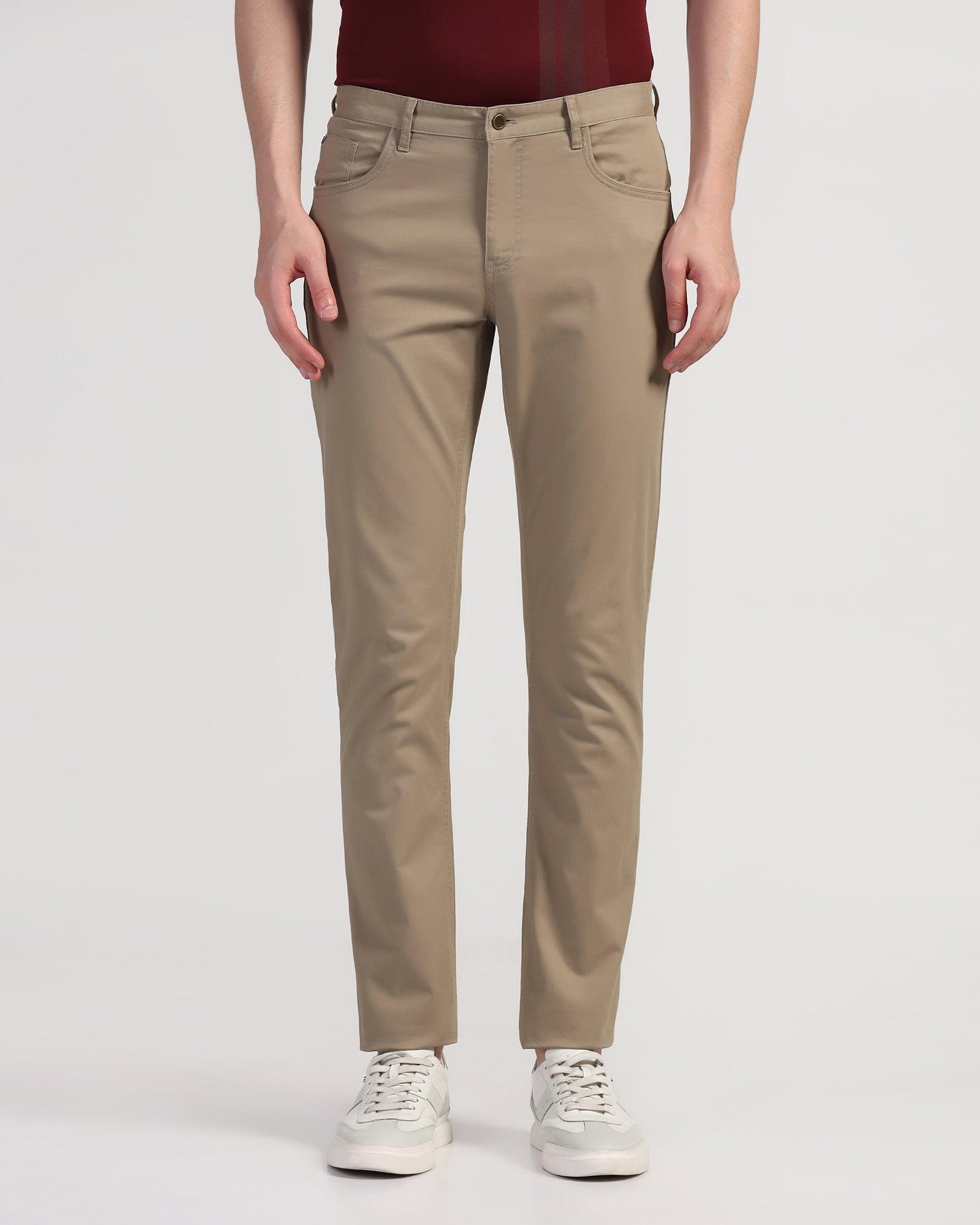 Slim Comfort B-95 Casual Khaki Solid Khaki - Dab - Blackberrys