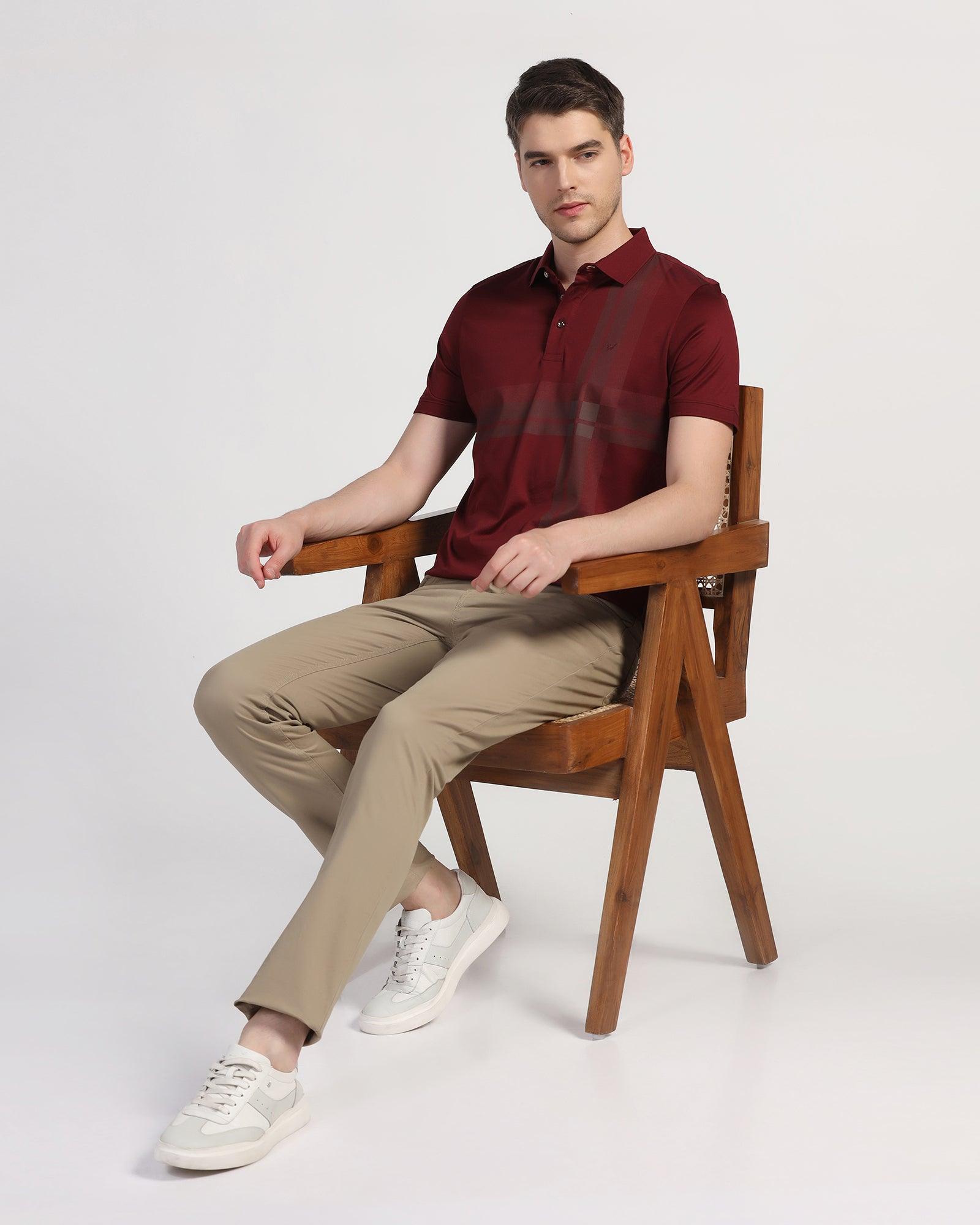 Slim Comfort B-95 Casual Khaki Solid Khaki - Dab - Blackberrys