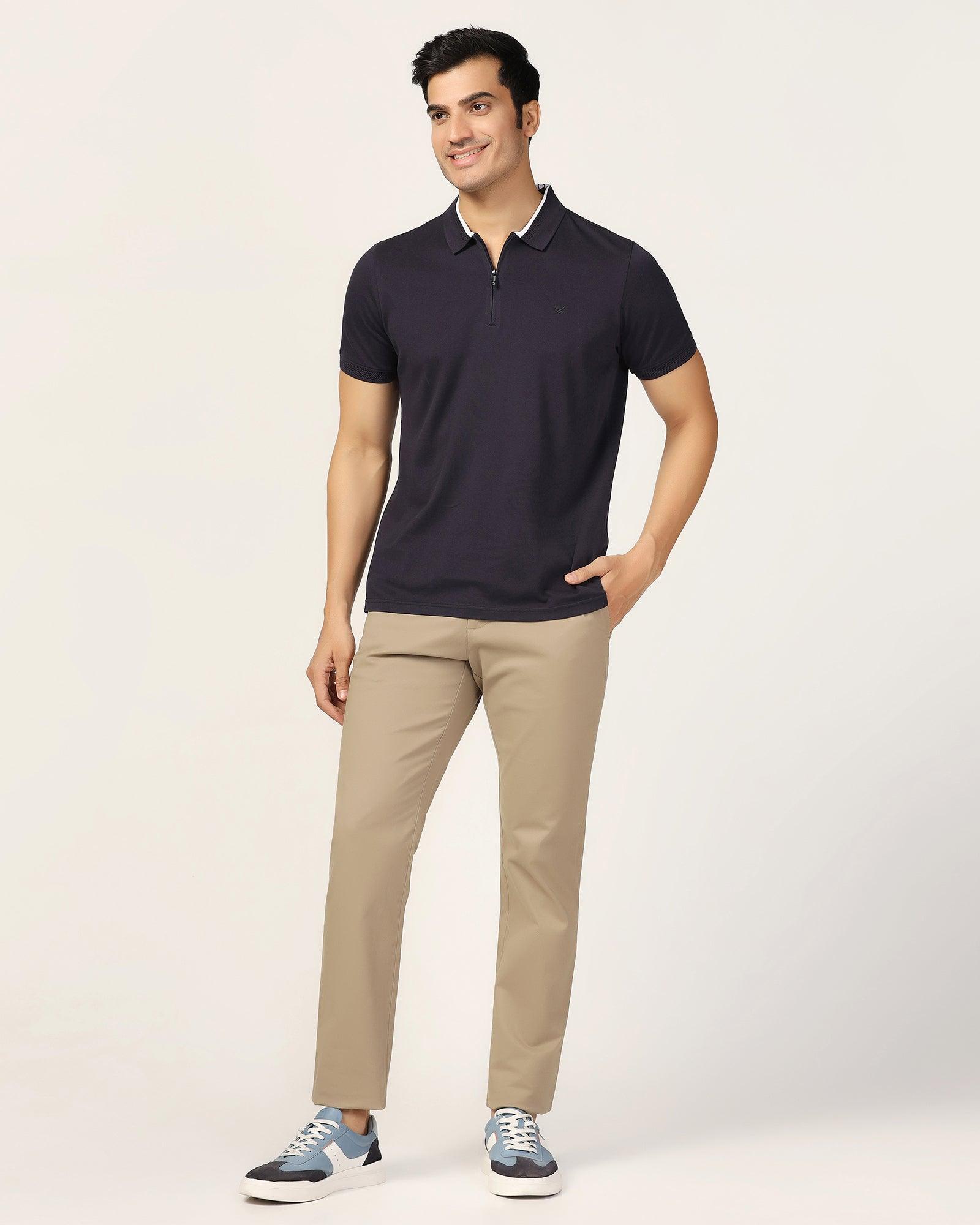 Slim Comfort B-95 Casual Khaki Solid Khakis - Lab