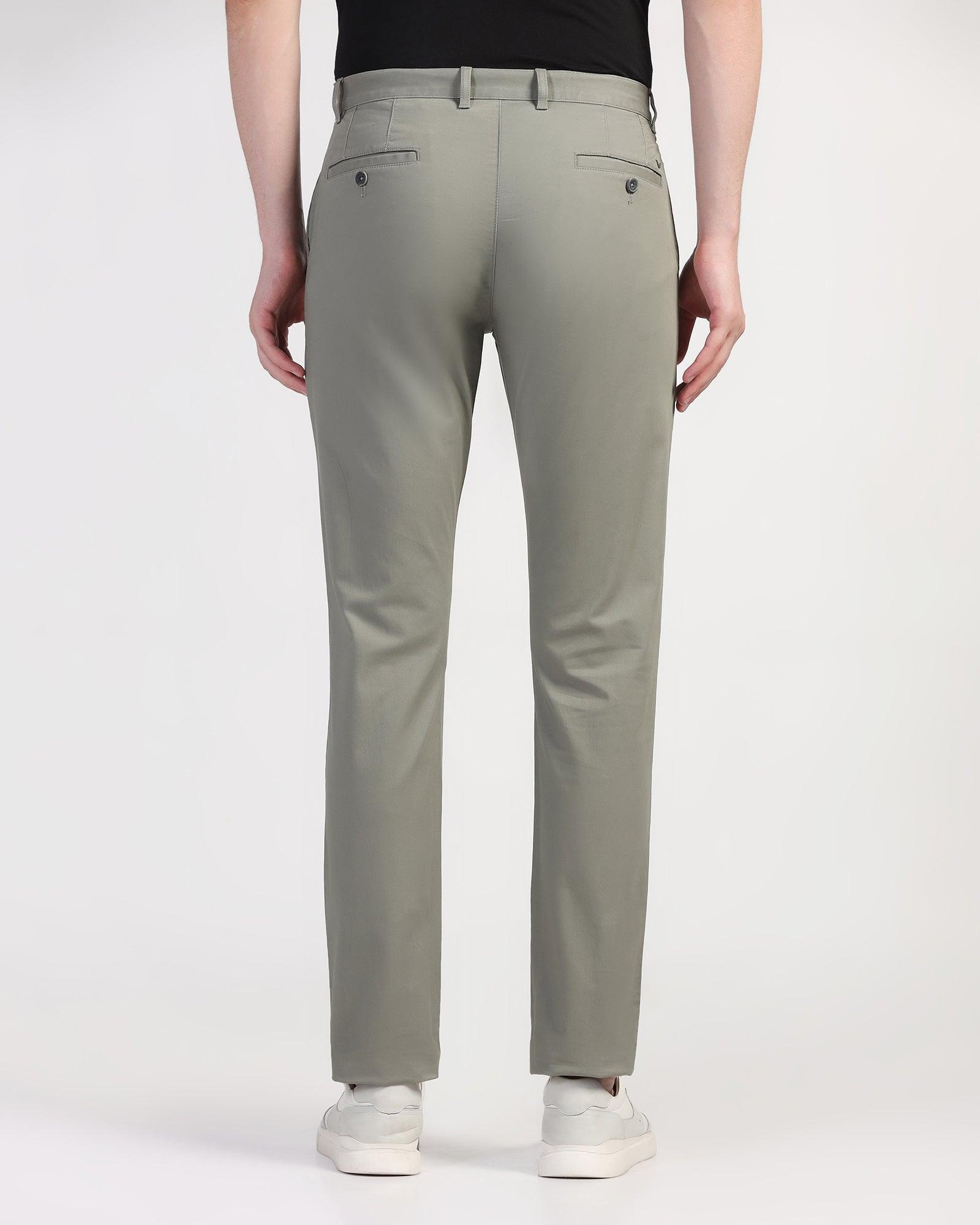 Slim Comfort B-95 Casual Olive Solid Khaki - Lab - Blackberrys