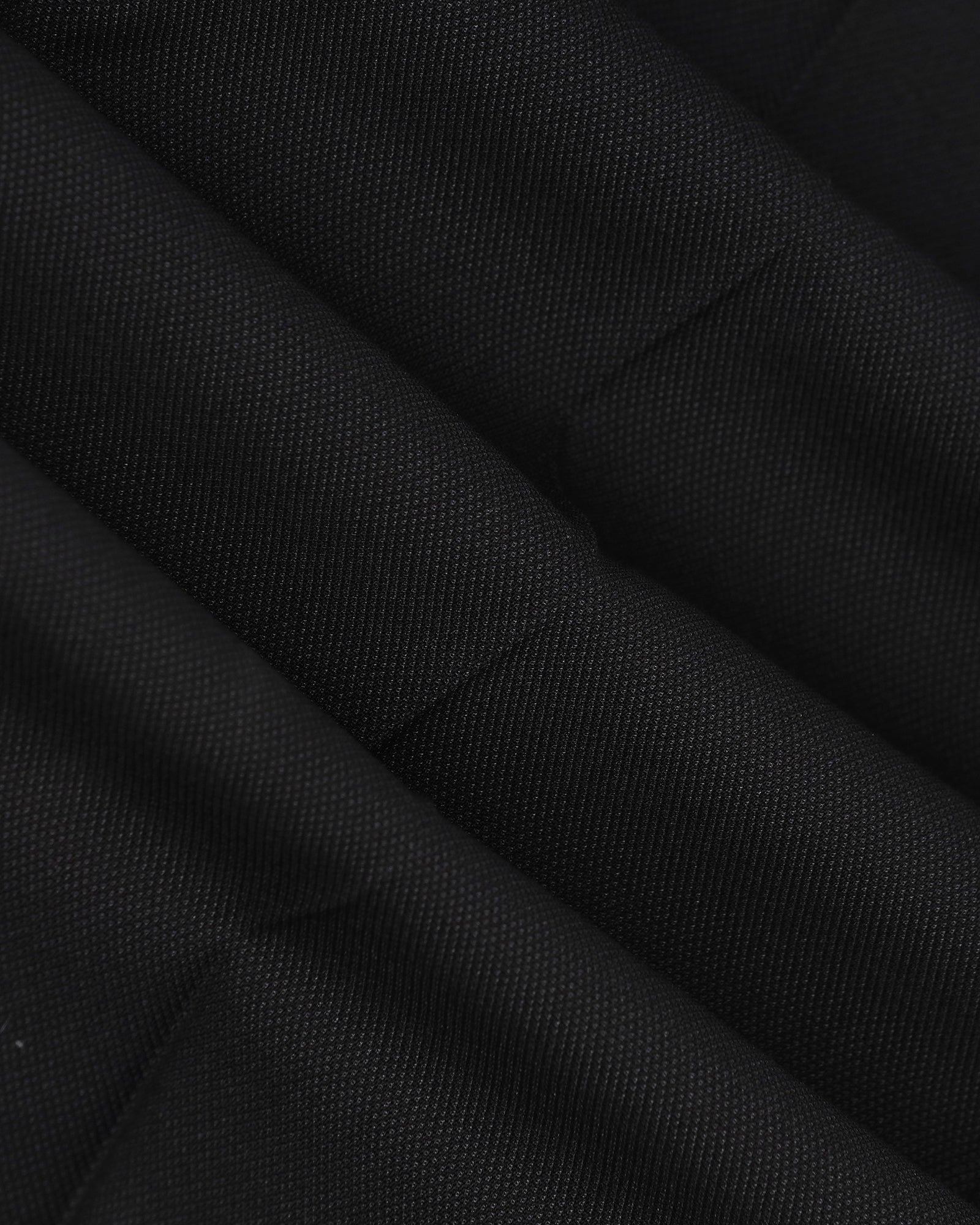 Slim Comfort B-95 Formal Black Textured Trouser - Campbell