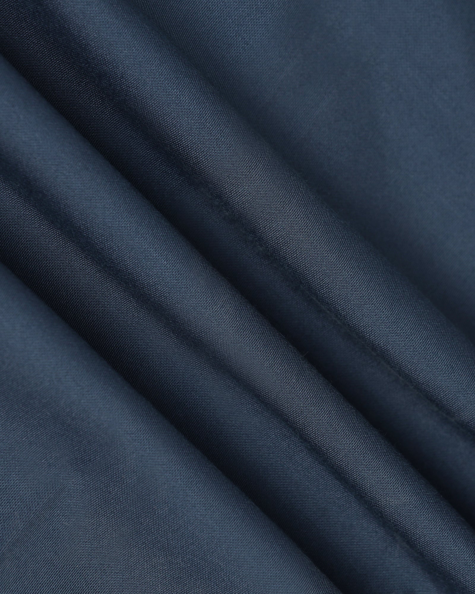 Slim Comfort B-95 Formal Blue Solid Trouser - Oak