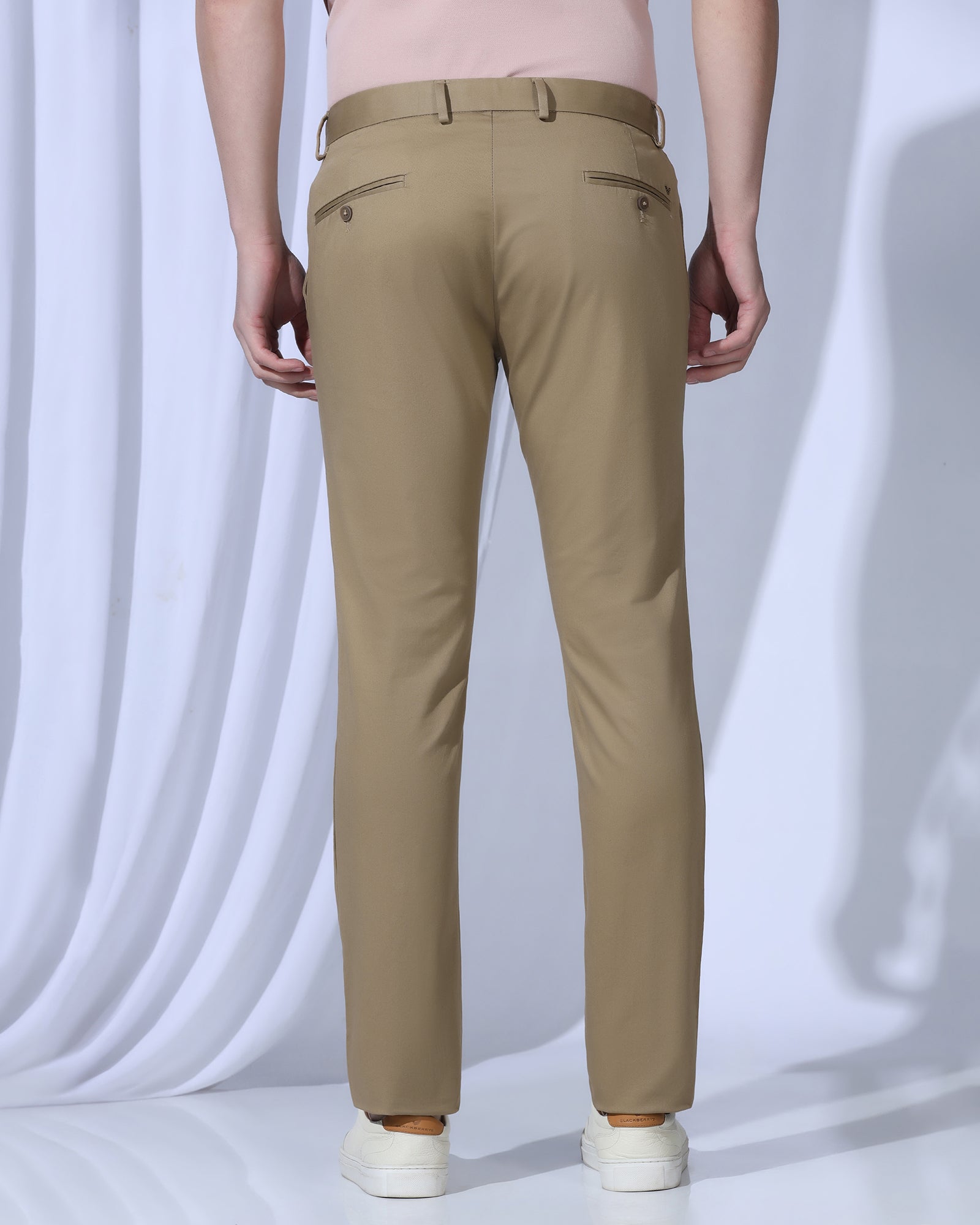 Slim Fit B-91 Casual Khaki Solid Khakis - Martin