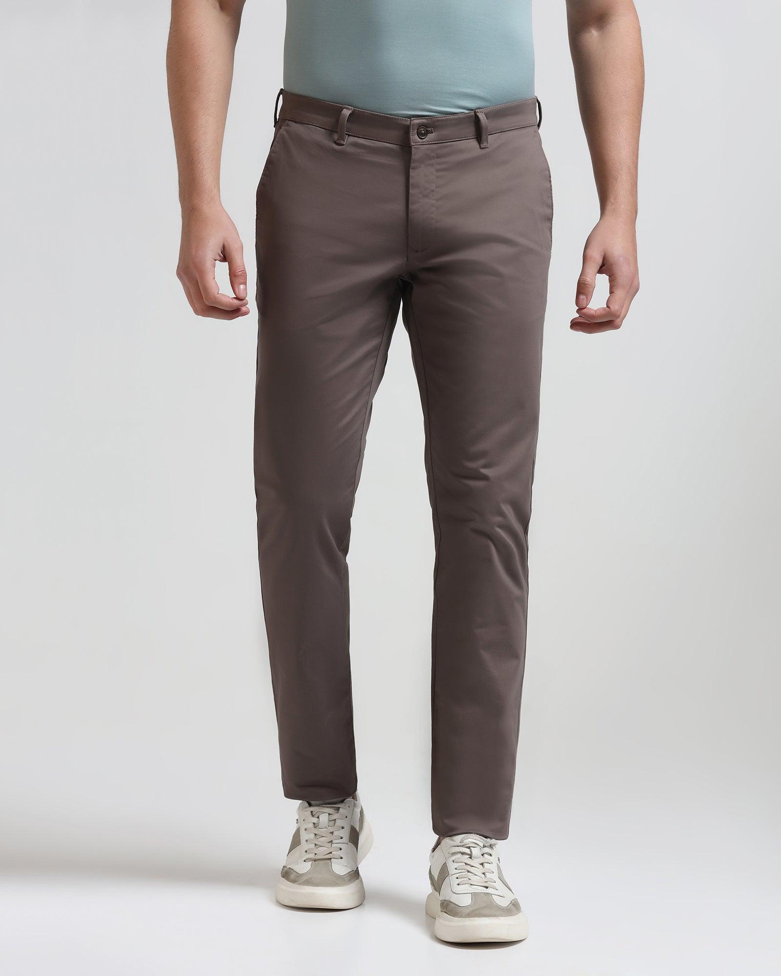 Slim Fit B-91 Casual Mouse Solid Khaki - Cultron - Blackberrys