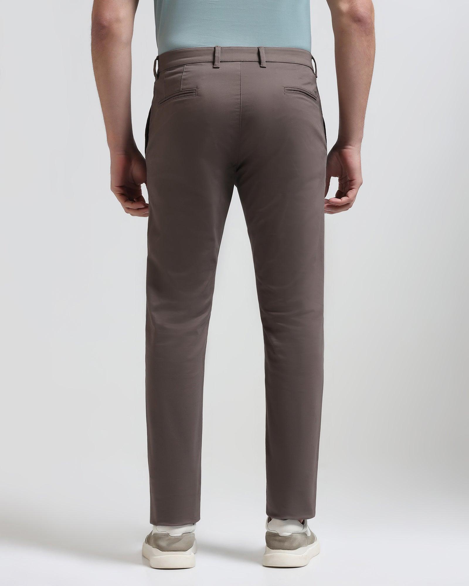 Slim Fit B-91 Casual Mouse Solid Khaki - Cultron - Blackberrys