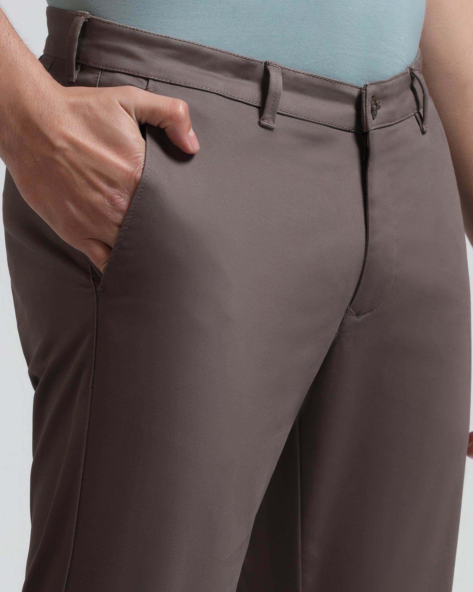 Slim Fit B-91 Casual Mouse Solid Khaki - Cultron - Blackberrys