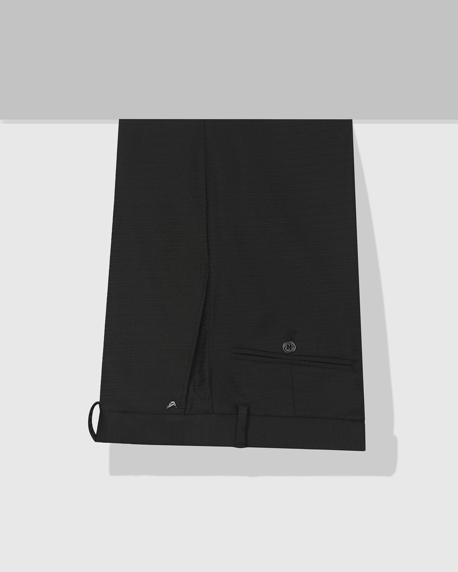 Slim Fit B-91 Formal Black Stripe Trouser - Tufit - Blackberrys