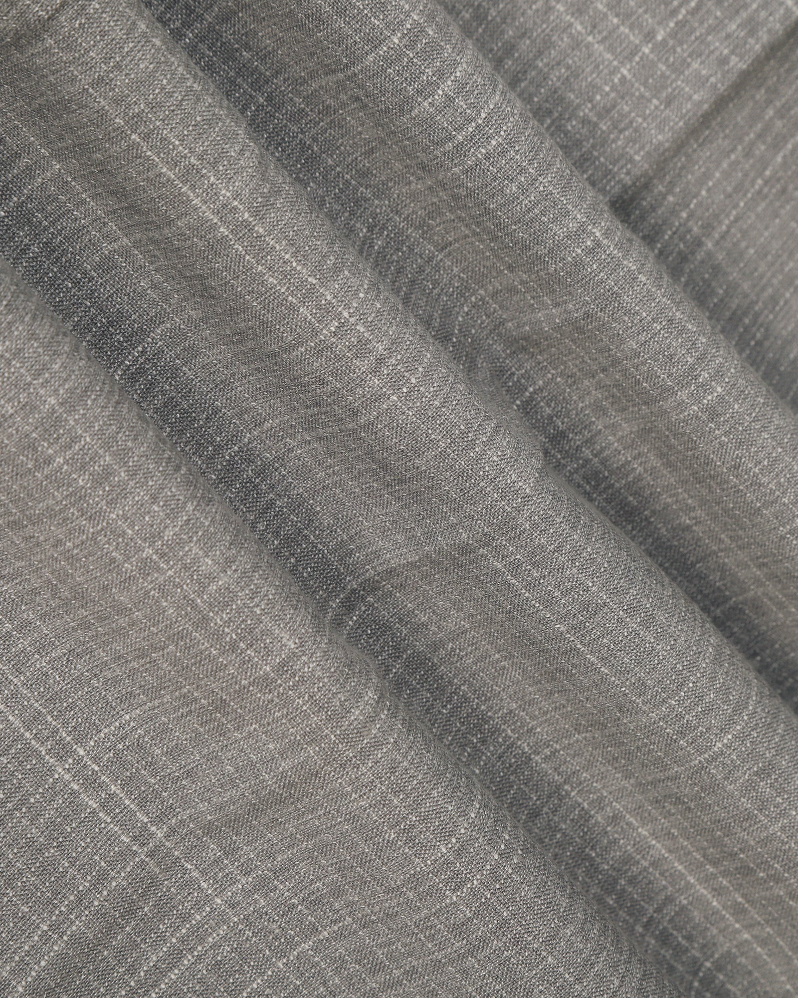 Slim Fit B-91 Formal Light Grey Textured Trouser - Tumi