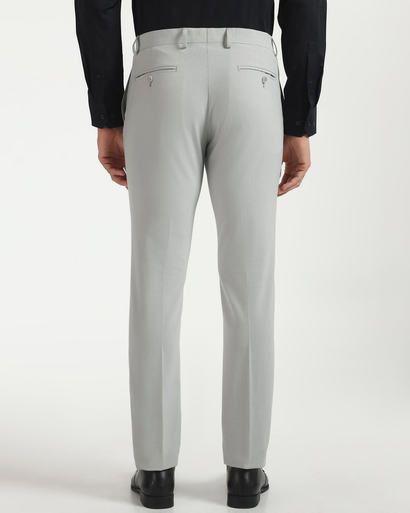 Slim Fit B-91 Formal Olive Textured Trouser - Tom