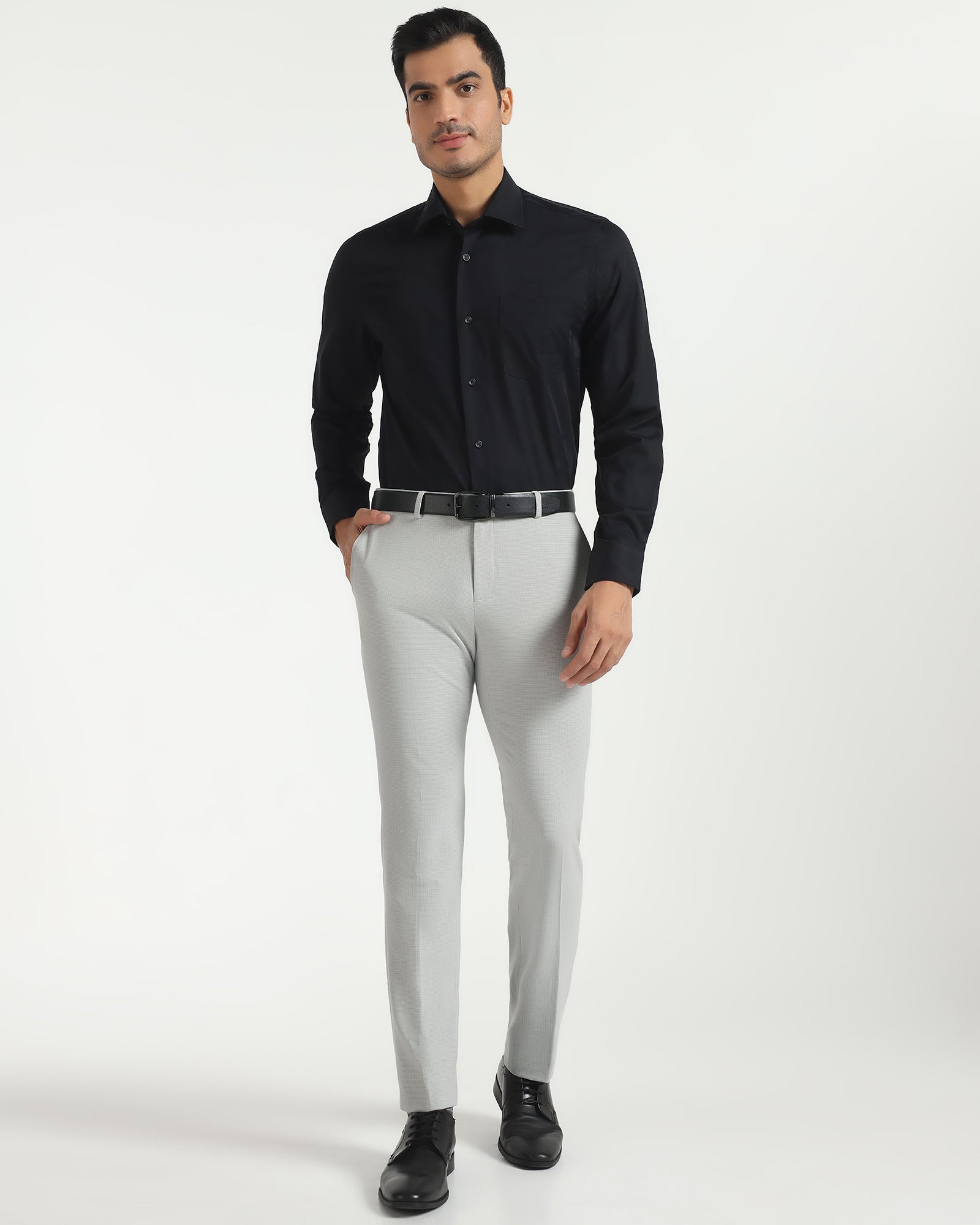 Slim Fit B-91 Formal Olive Textured Trouser - Tom