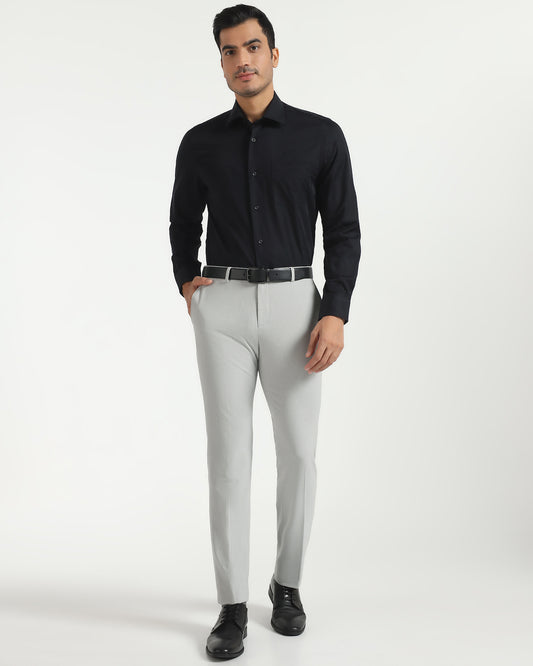 Slim Fit B-91 Formal Olive Textured Trouser - Tom