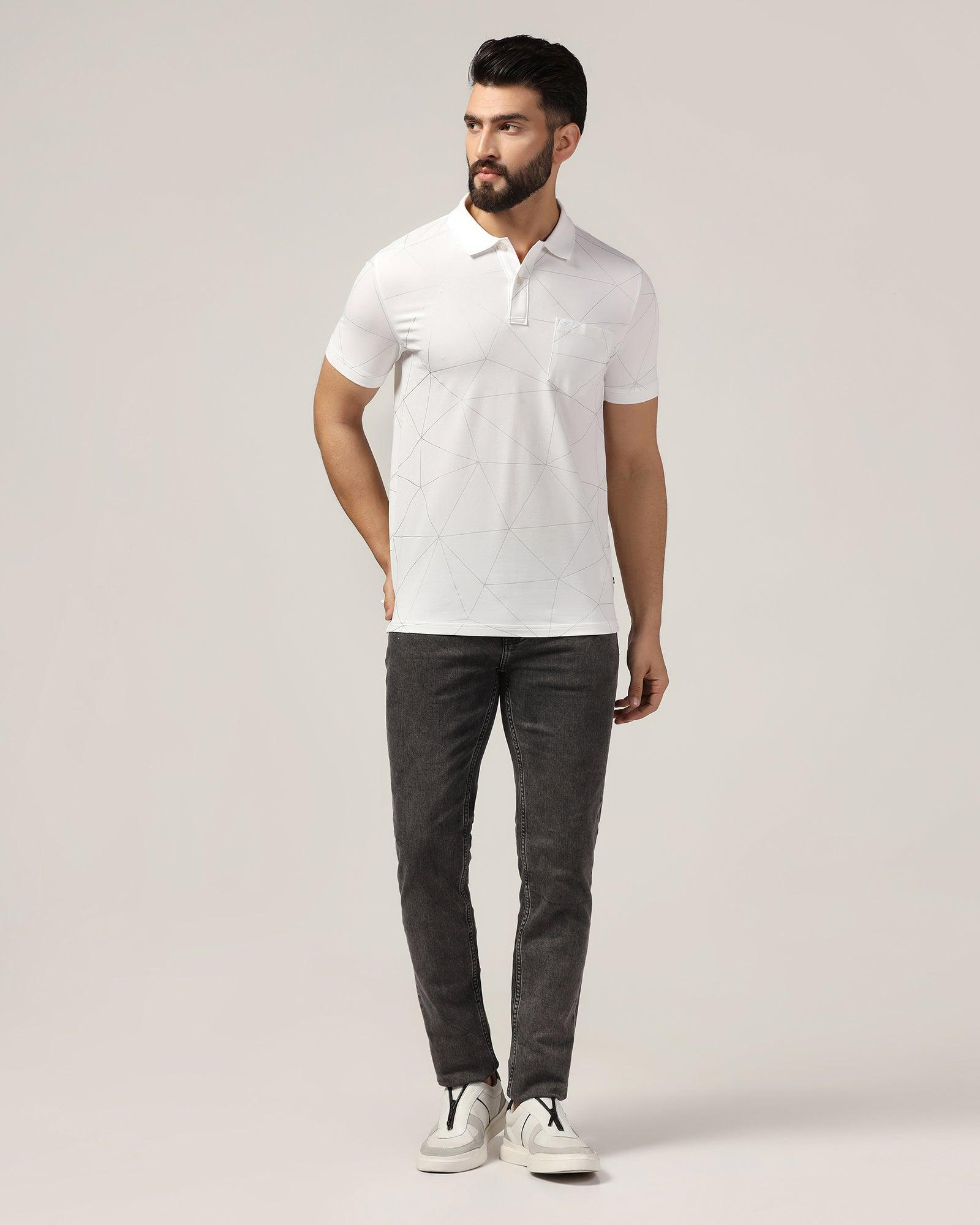 Slim Yonk Fit Black Textured Jeans - Divine - Blackberrys