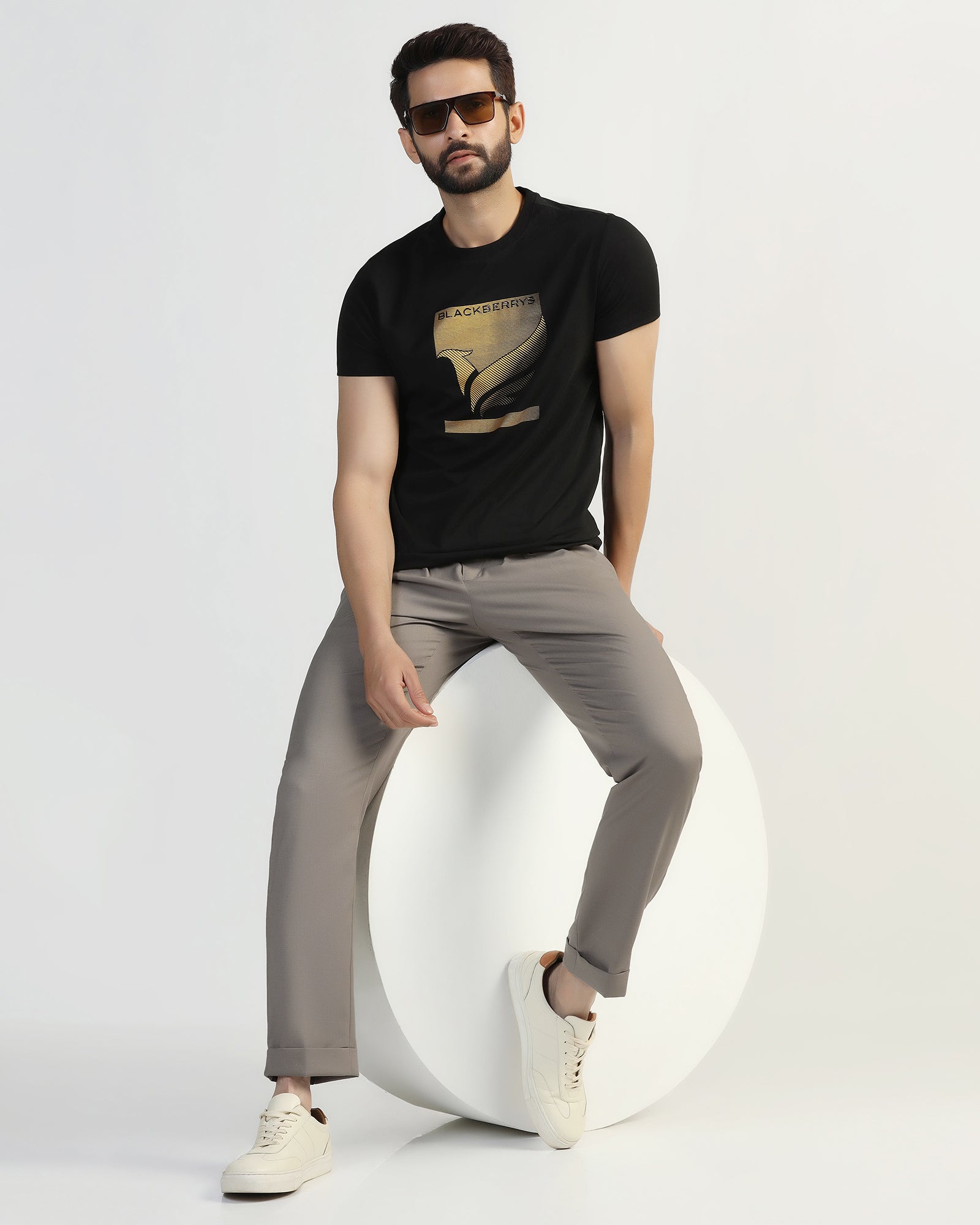 Sneaker Fit Mouse Solid Pant - Parma