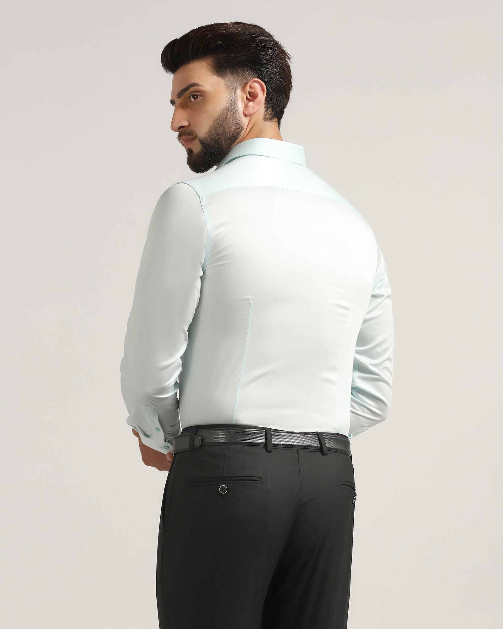 Must Haves Formal Aqua Solid Shirt - Sailor - Blackberrys