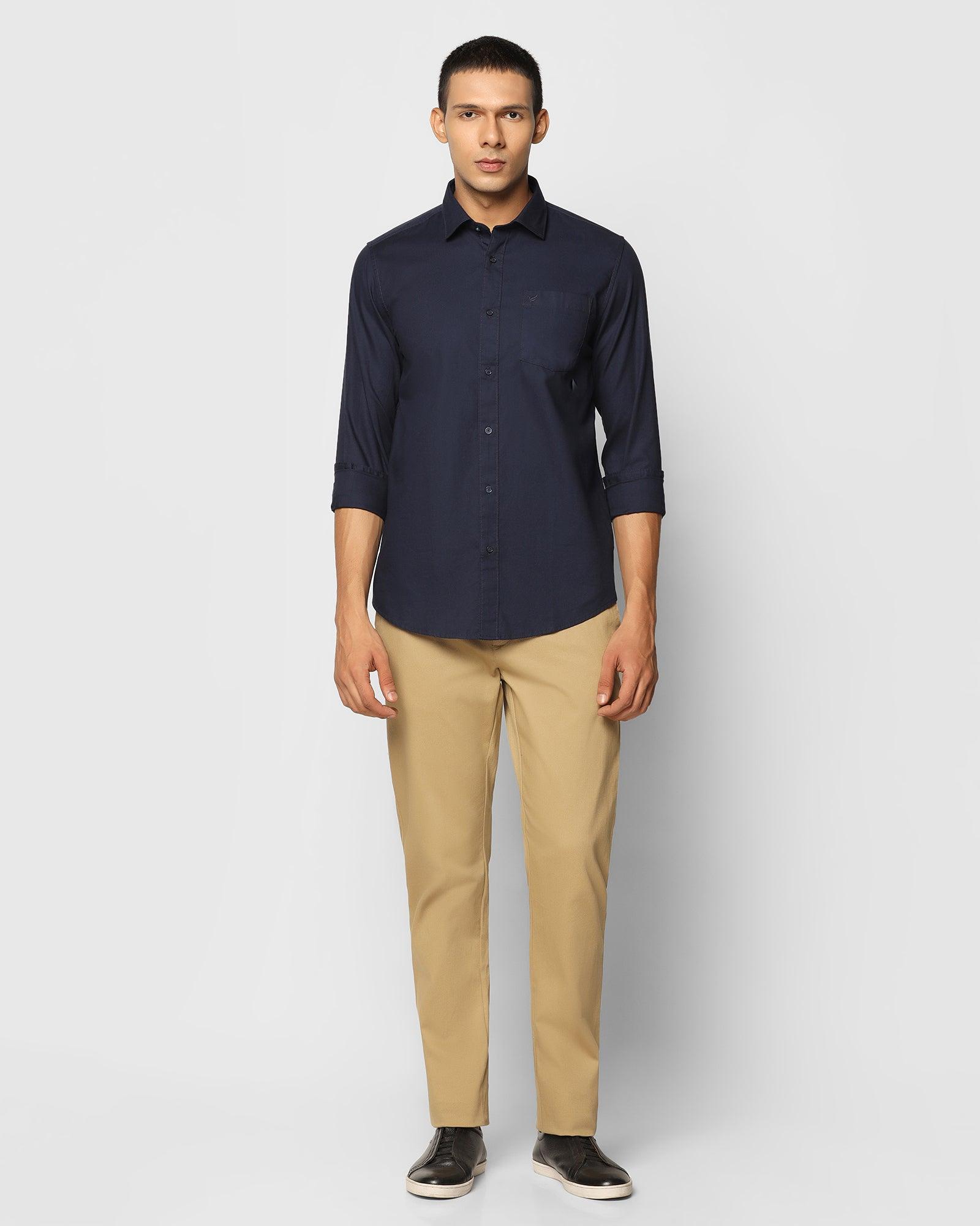 Casual Shirt In Navy (Lure) - Blackberrys