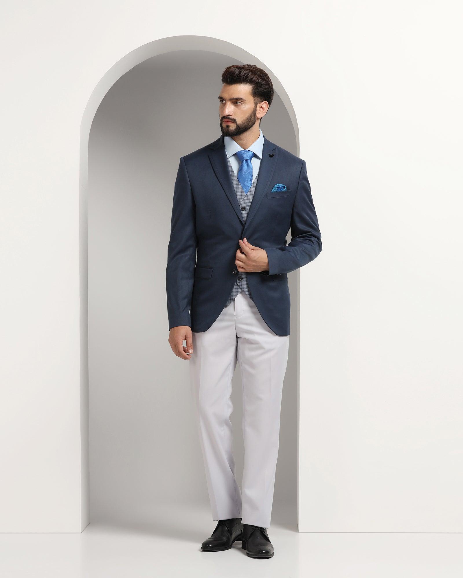 Multitude 6X Teal Solid Formal Suit - Throne - Blackberrys