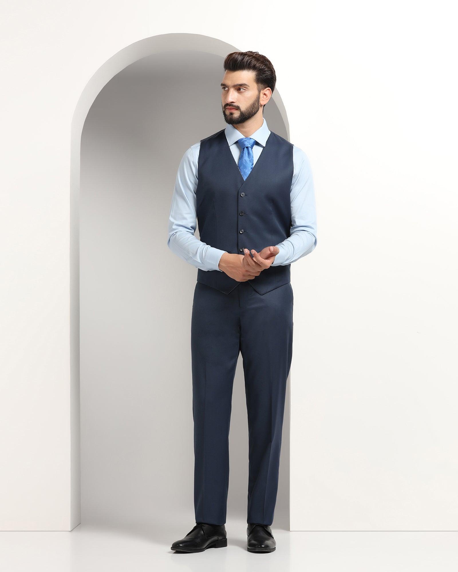 Multitude 6X Teal Solid Formal Suit - Throne - Blackberrys