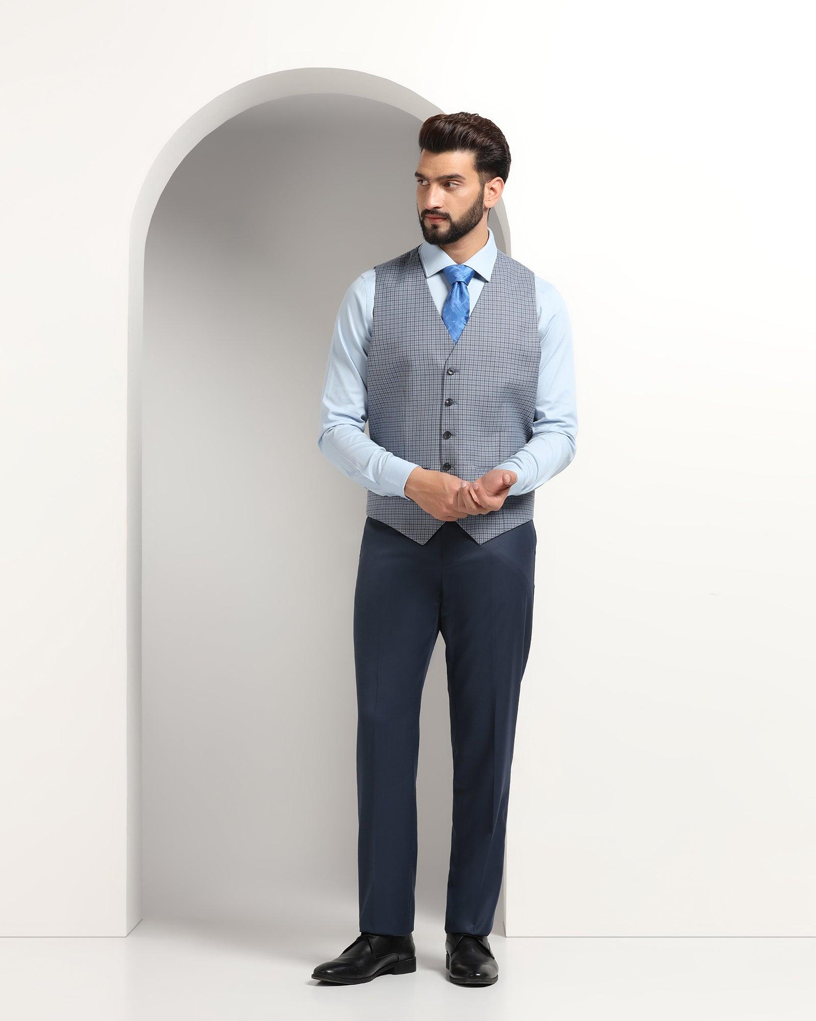 Multitude 6X Teal Solid Formal Suit - Throne - Blackberrys