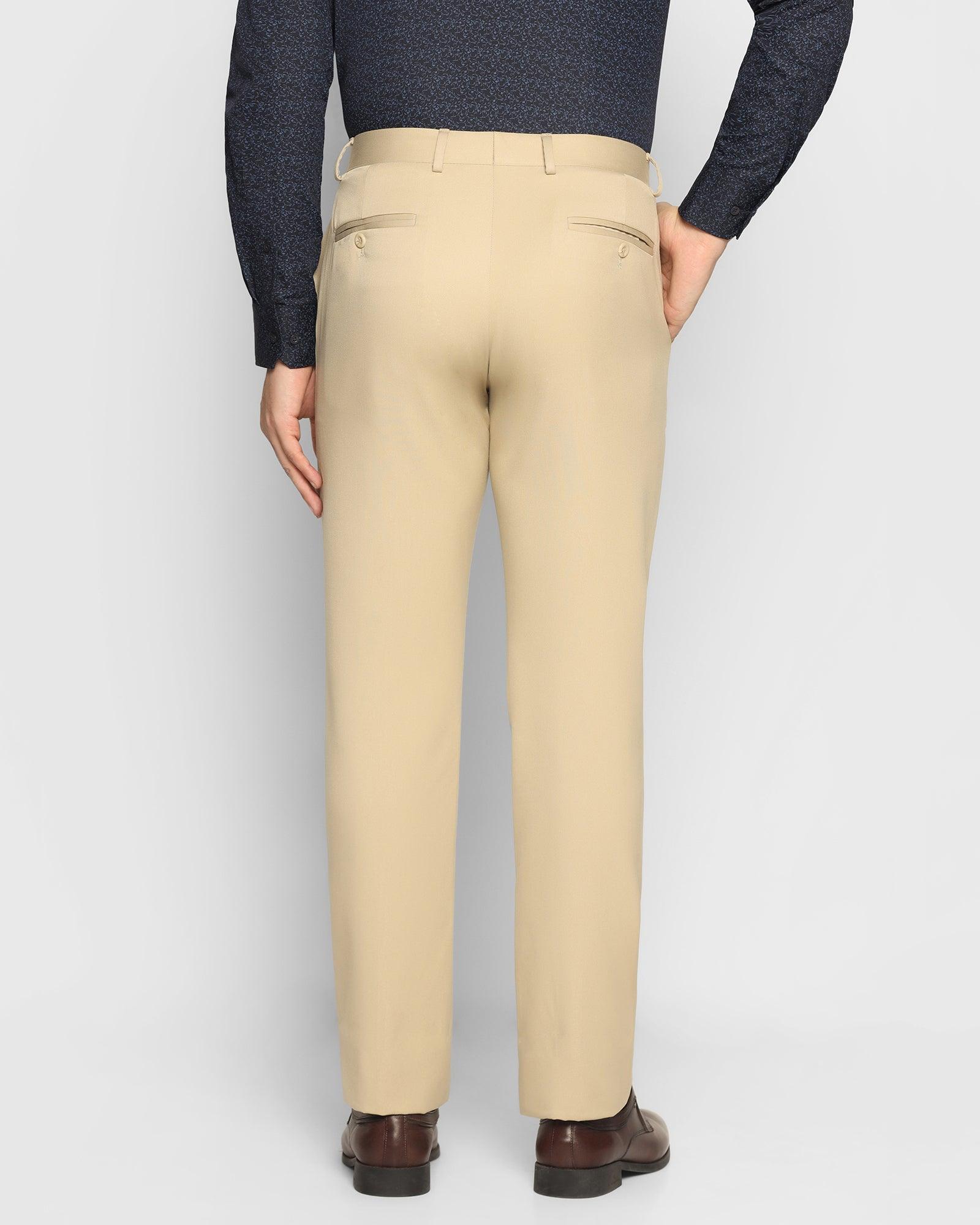 Formal Trousers In Beige B-95 (Sodrick) - Blackberrys