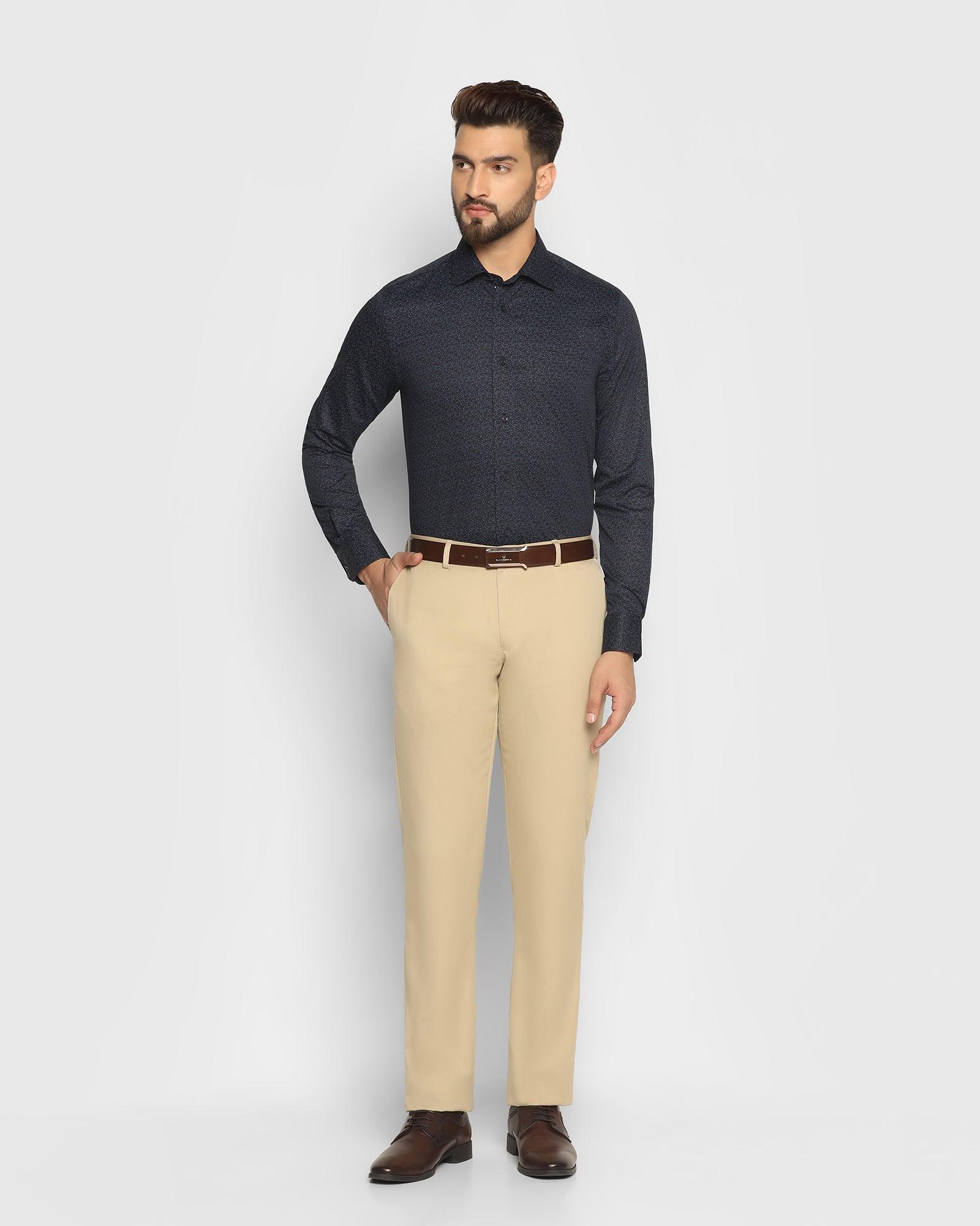 Formal Trousers In Beige B-95 (Sodrick) - Blackberrys