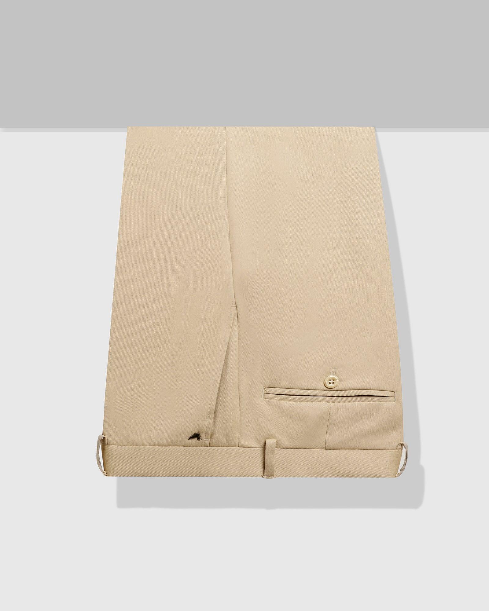 Formal Trousers In Beige B-95 (Sodrick) - Blackberrys