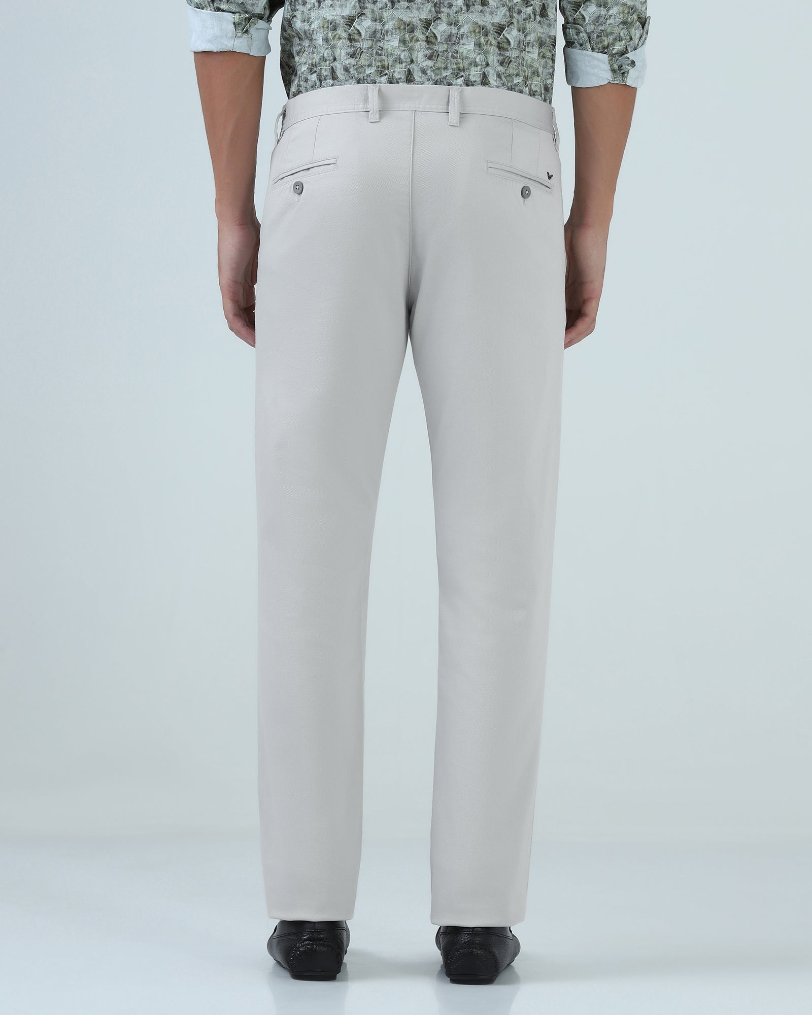 Steel Blue Textured Khakis - Kart