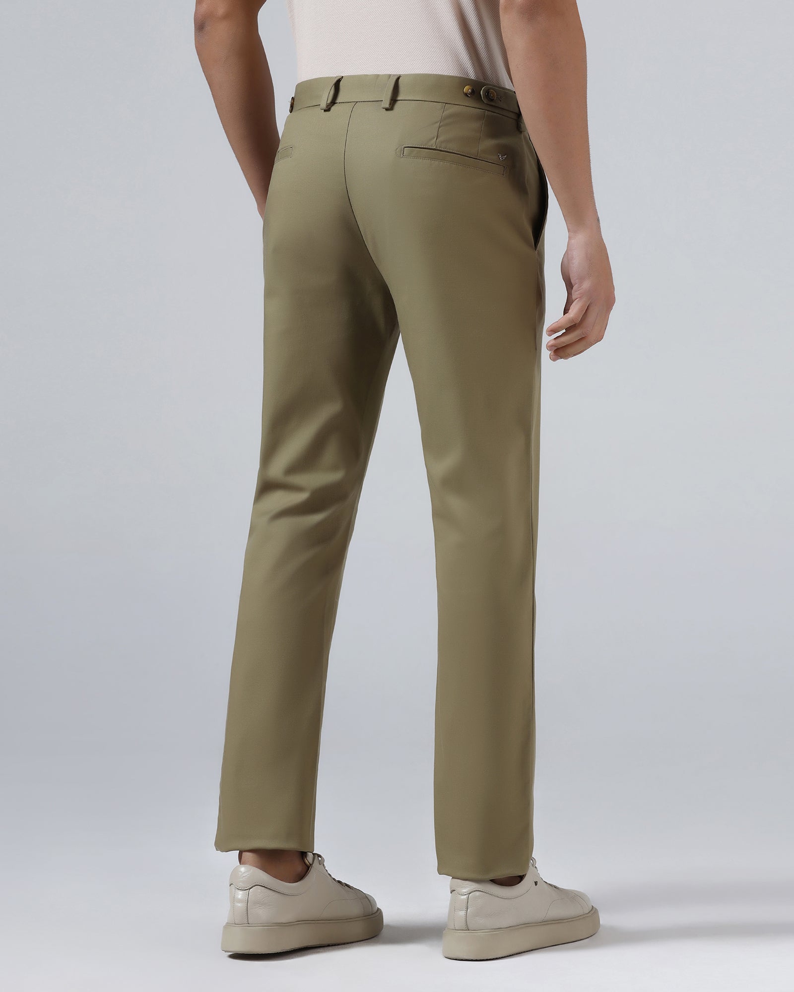 Stone Beige Non Iron Solid Khaki - Maple