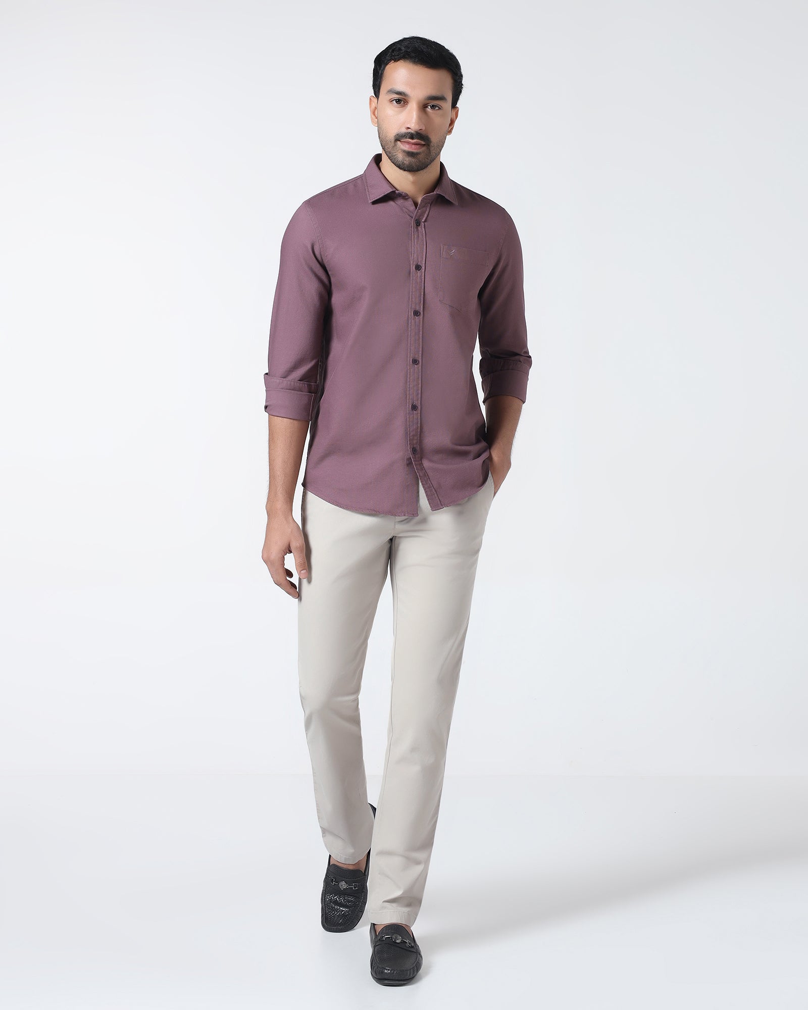 Stone Textured Khakis - Kary