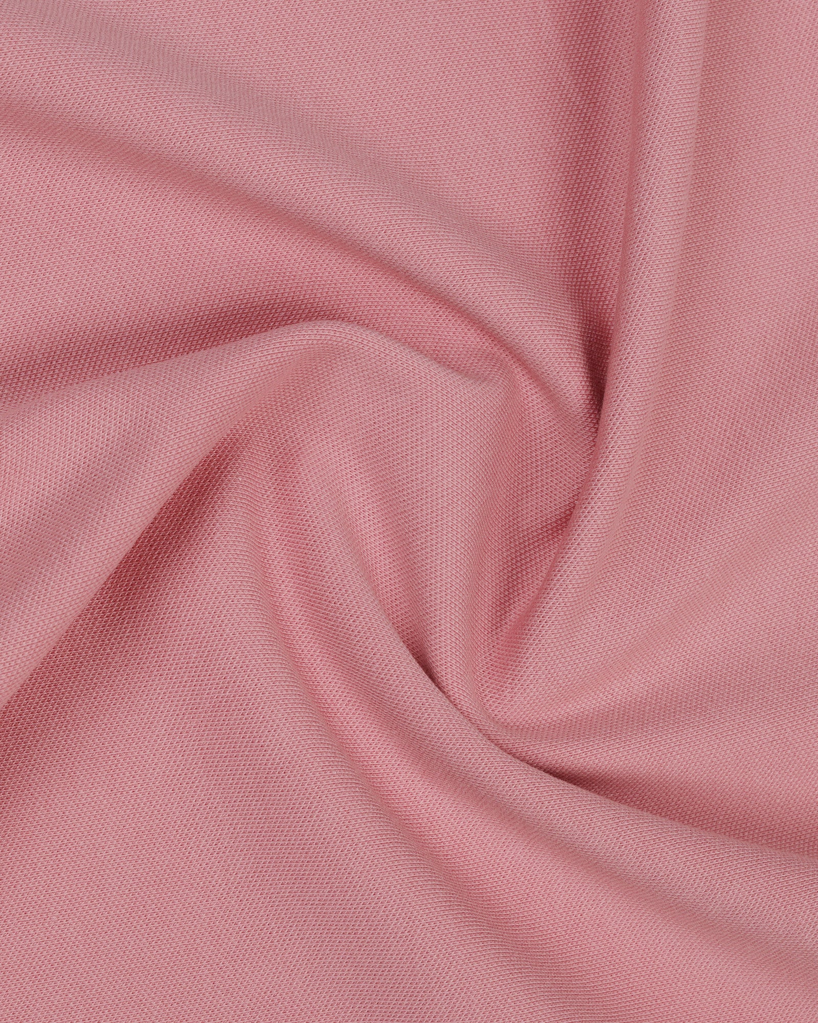 Summer Pink Solid Polo - Aesun